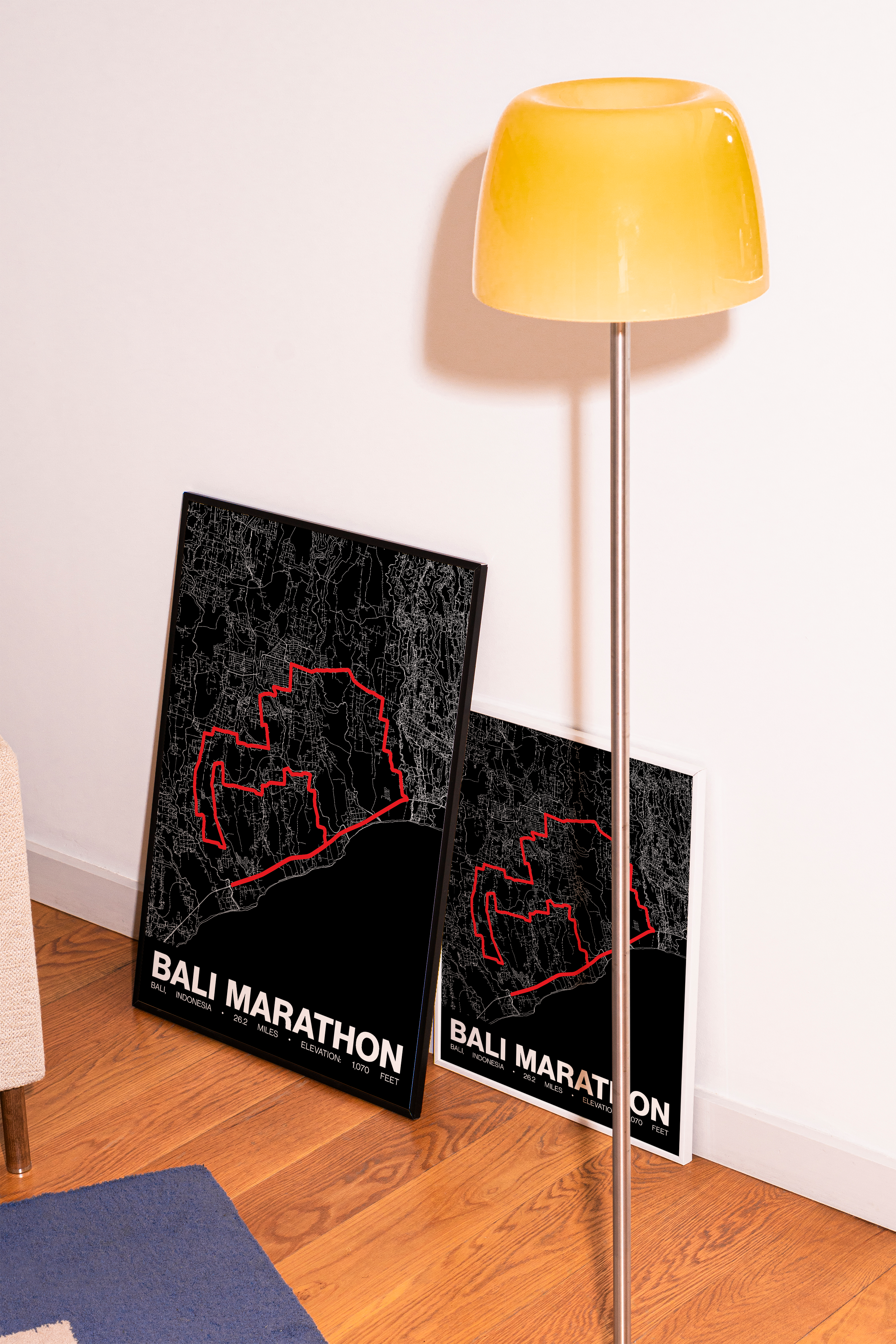 Bali Marathon Poster - Grid Style