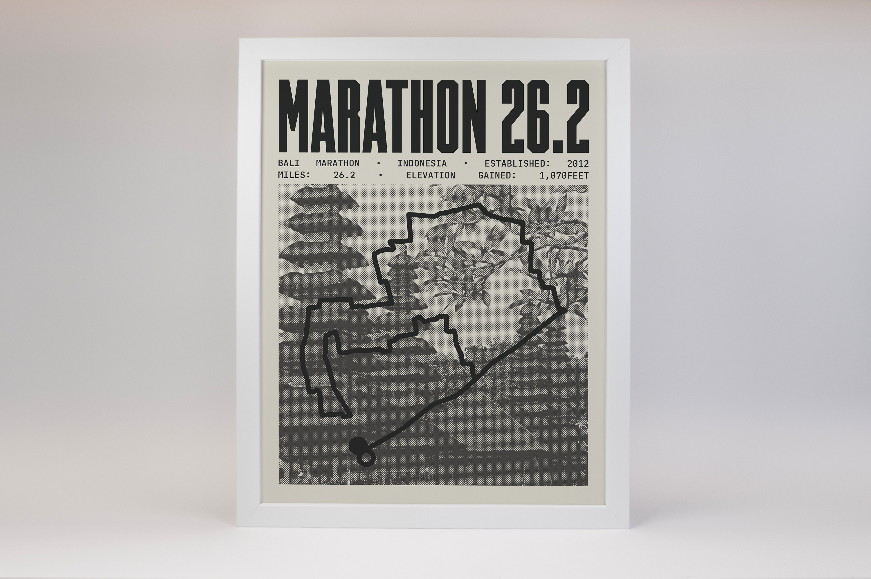 Bali Marathon Poster