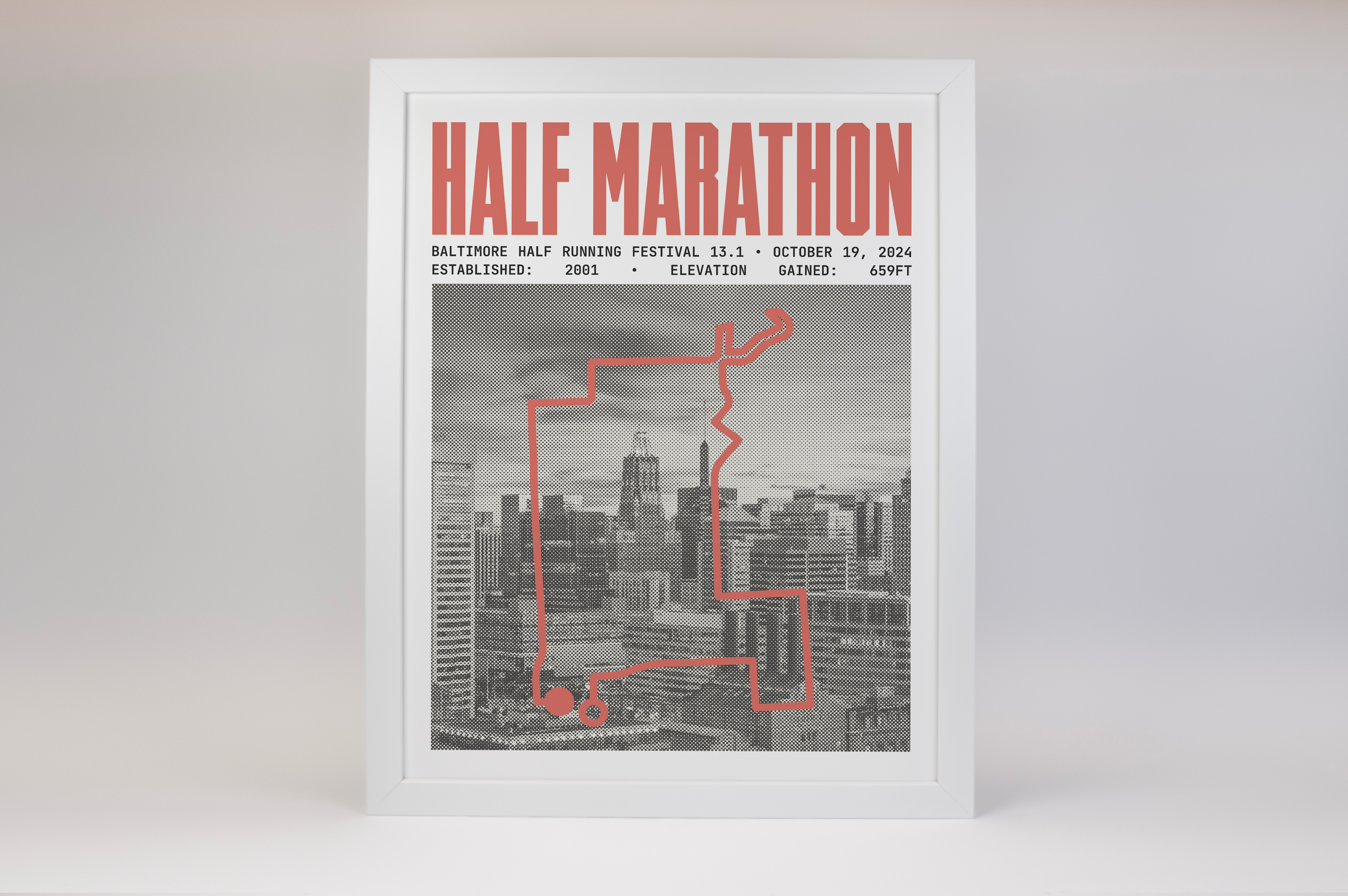 Baltimore Half Running Festival Half-Marathon Poster