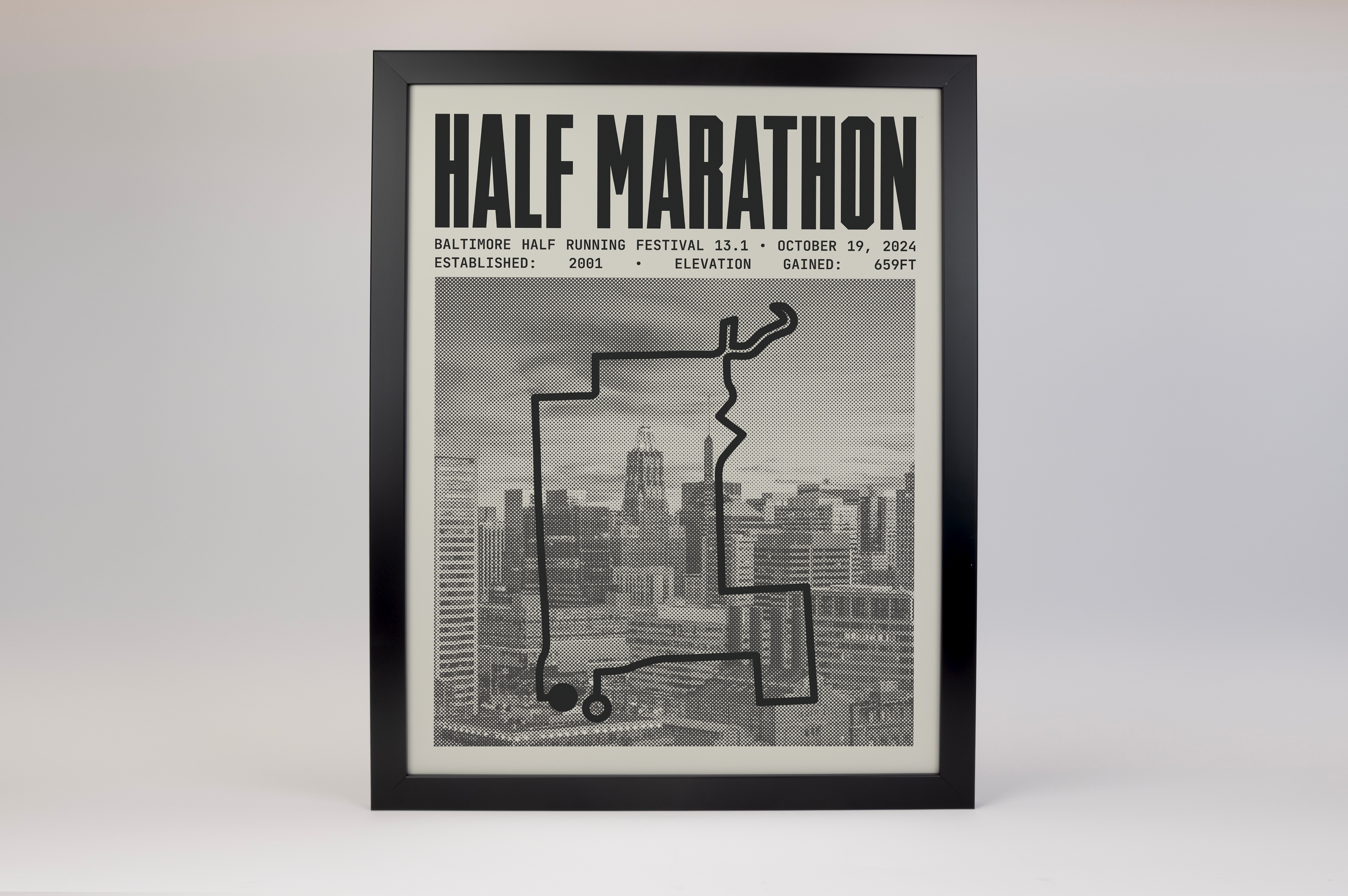 Baltimore Half Running Festival Half-Marathon Poster