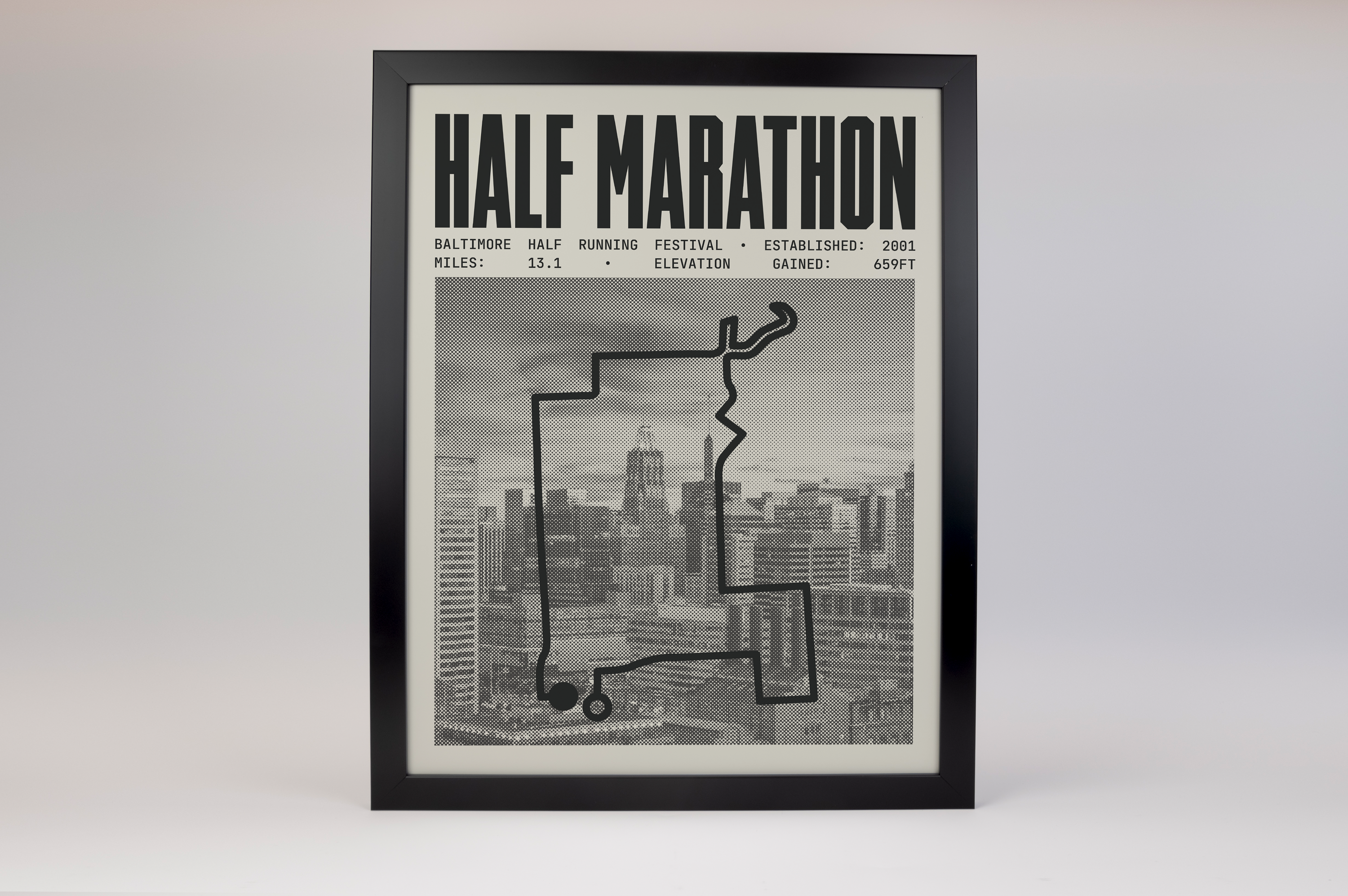 Baltimore Half Running Festival Half-Marathon Poster