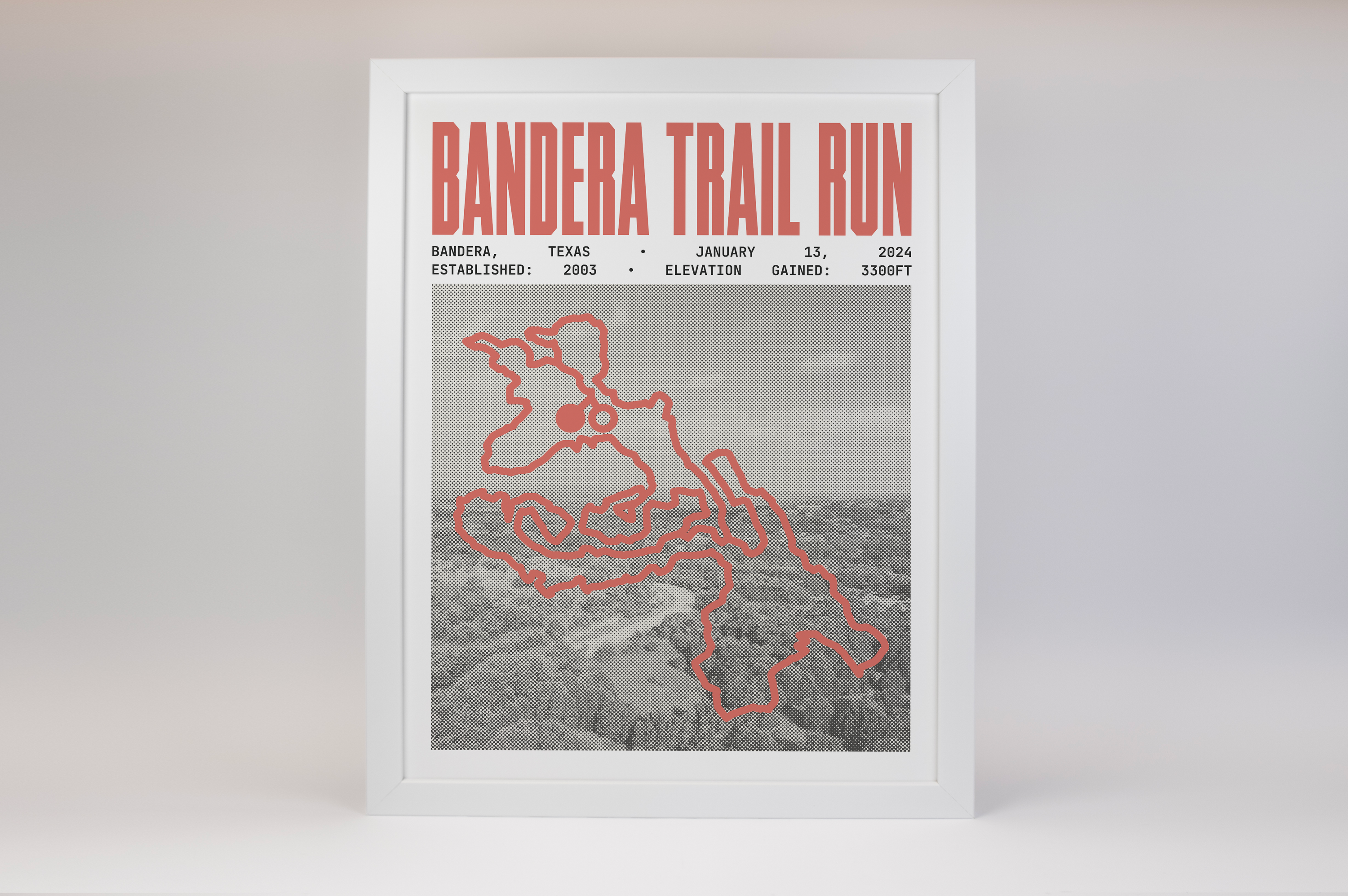 Bandera Trail 100 Endurance Run Poster