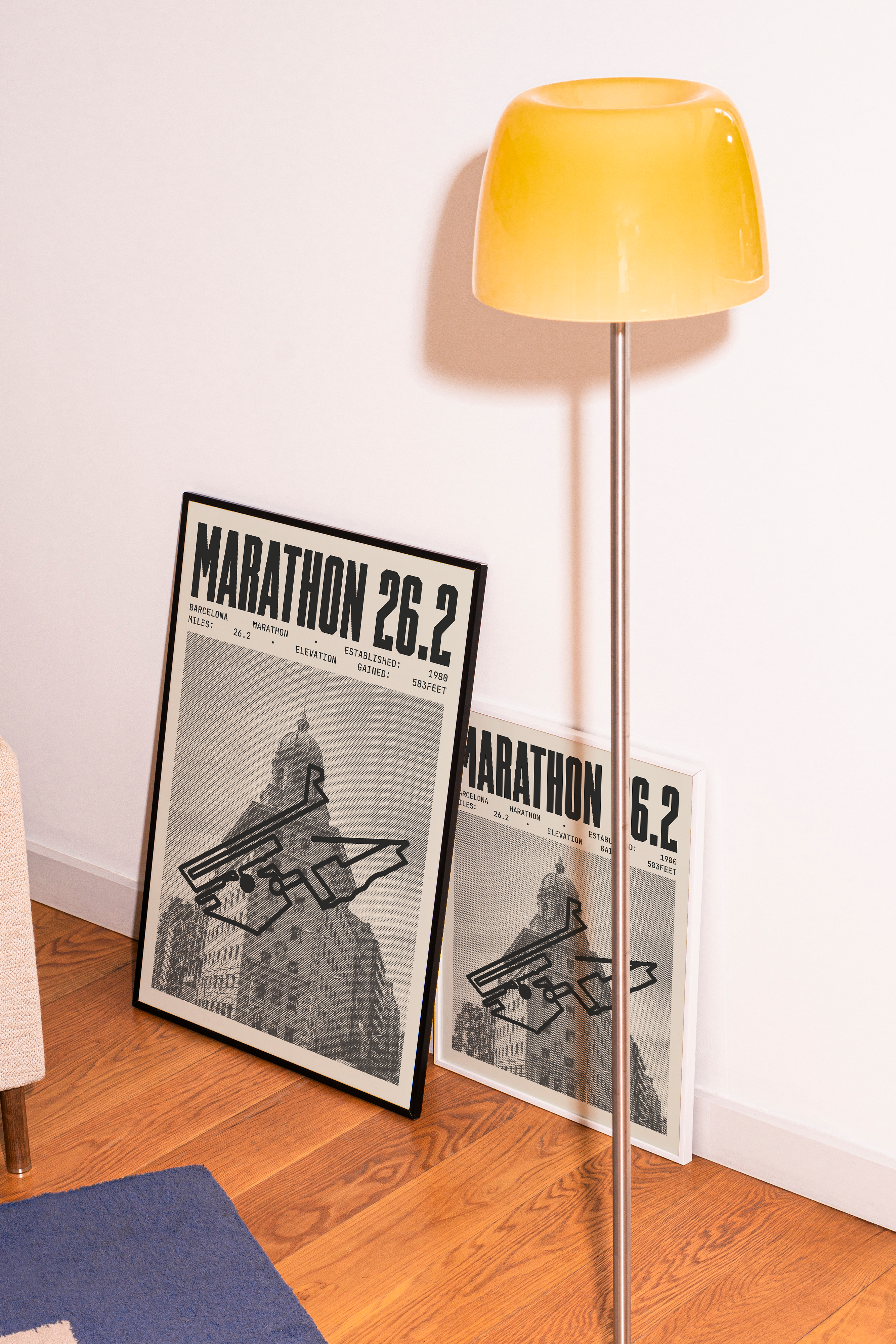 Barcelona Marathon Poster