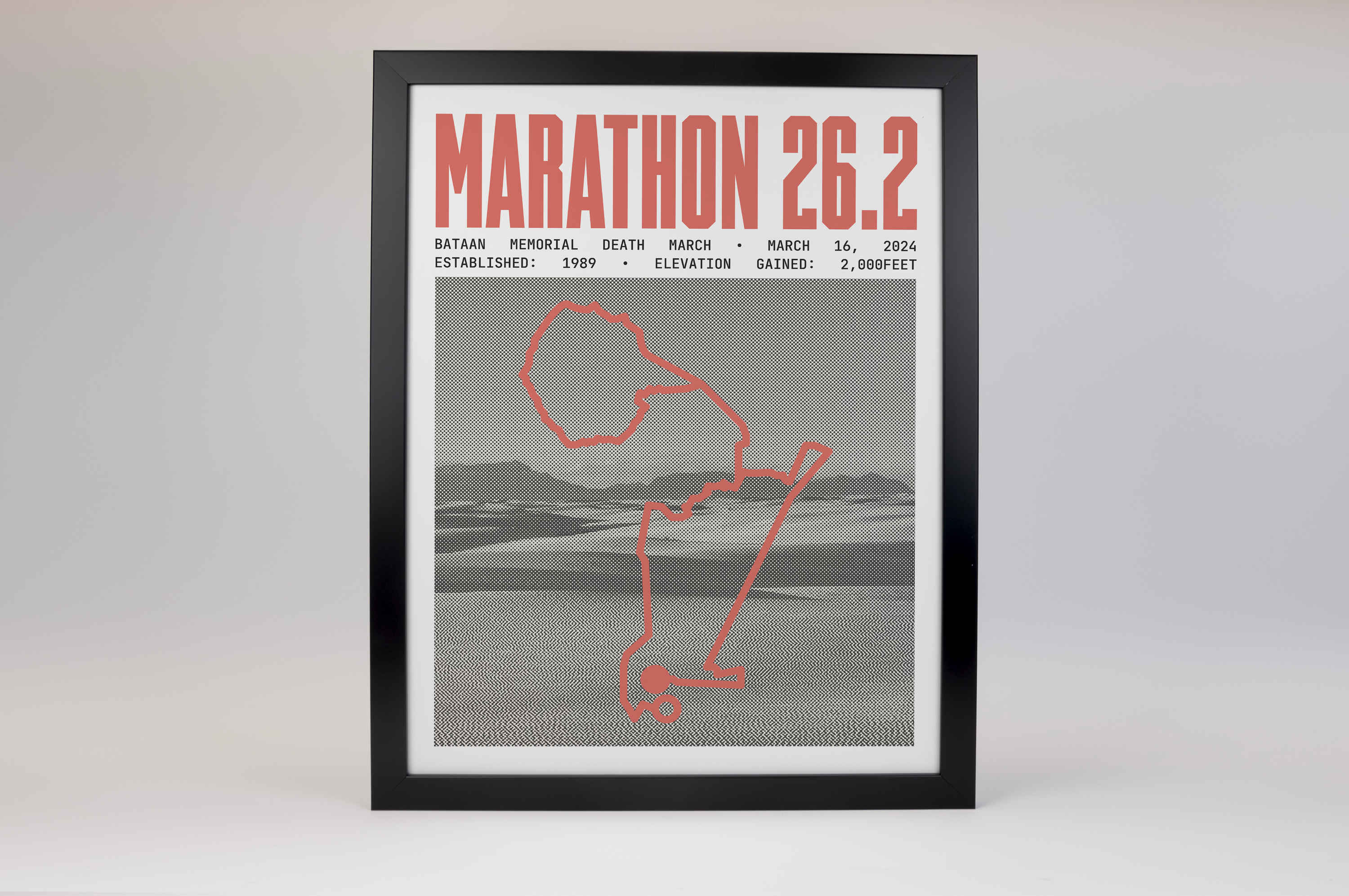 Bataan Memorial Death March Marathon Poster