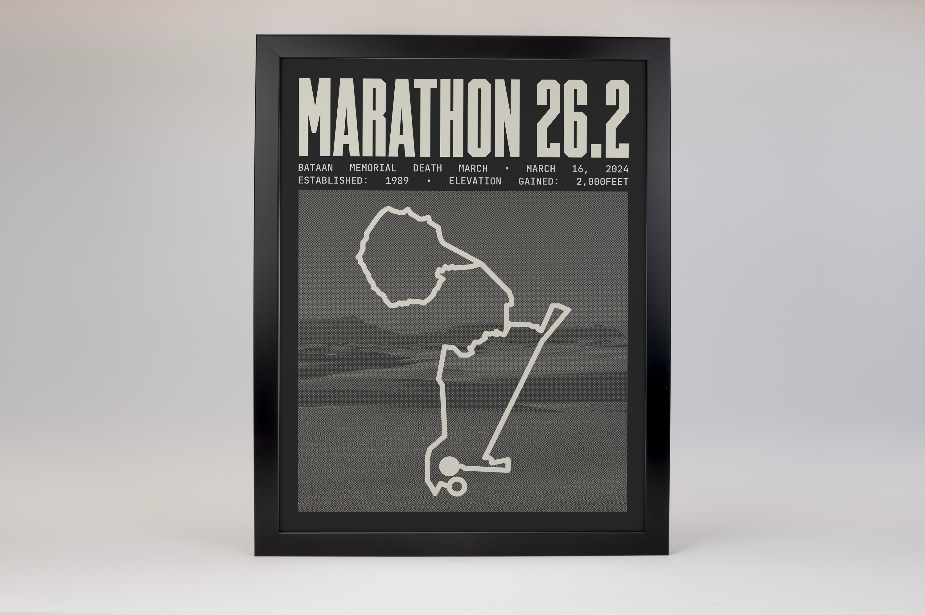 Bataan Memorial Death March Marathon Poster