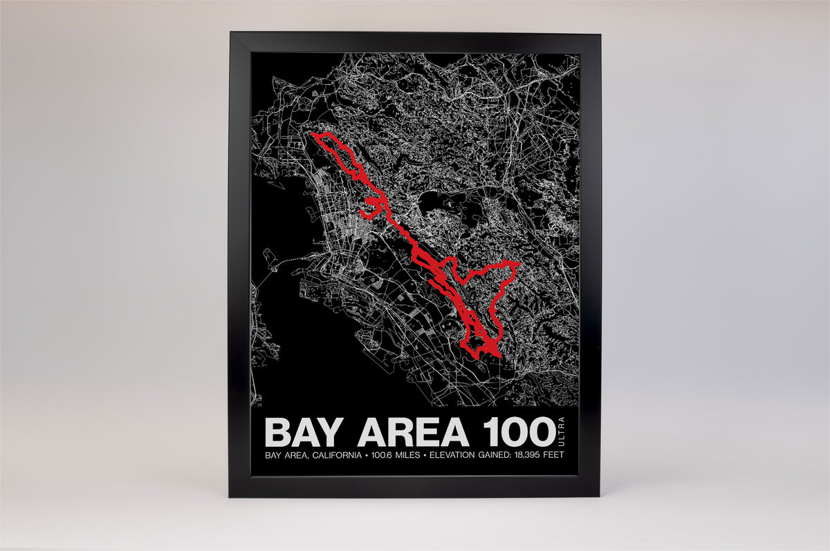 Bay Area 100 Ultra Poster - Grid Style