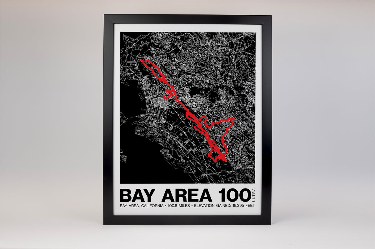 Bay Area 100 Ultra Poster - Grid Style