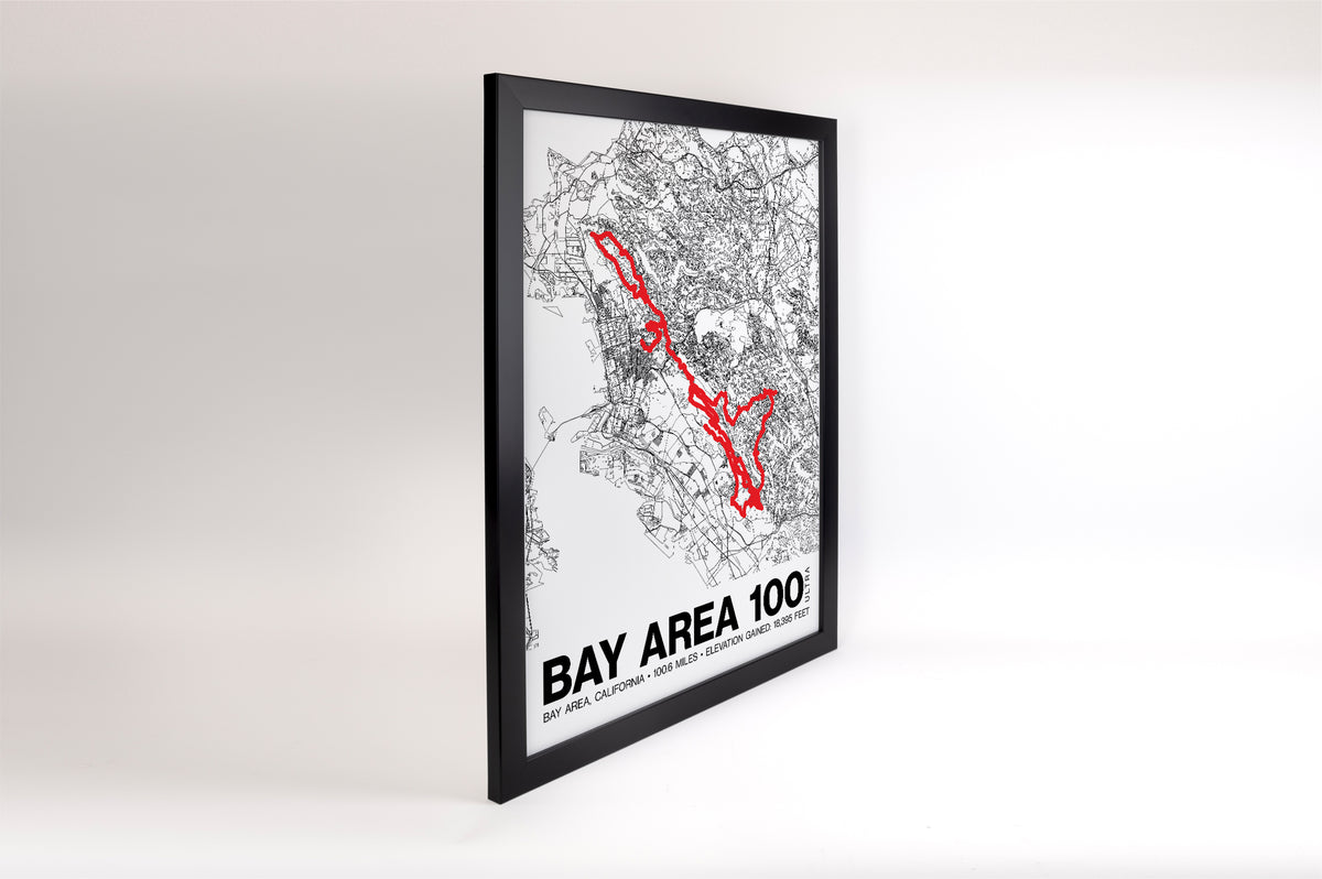 Bay Area 100 Ultra Poster - Grid Style