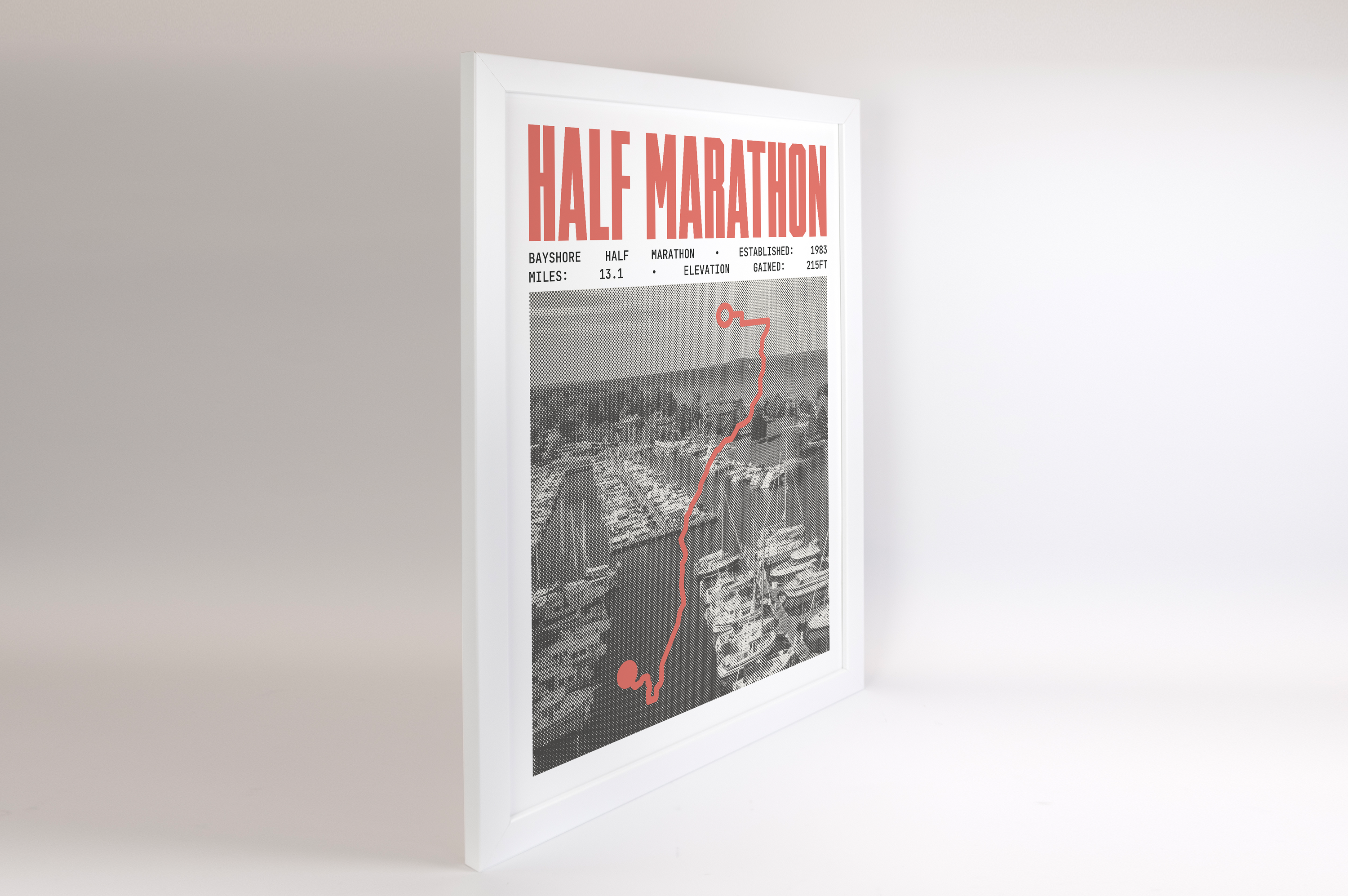 Bayshore Half-Marathon Poster