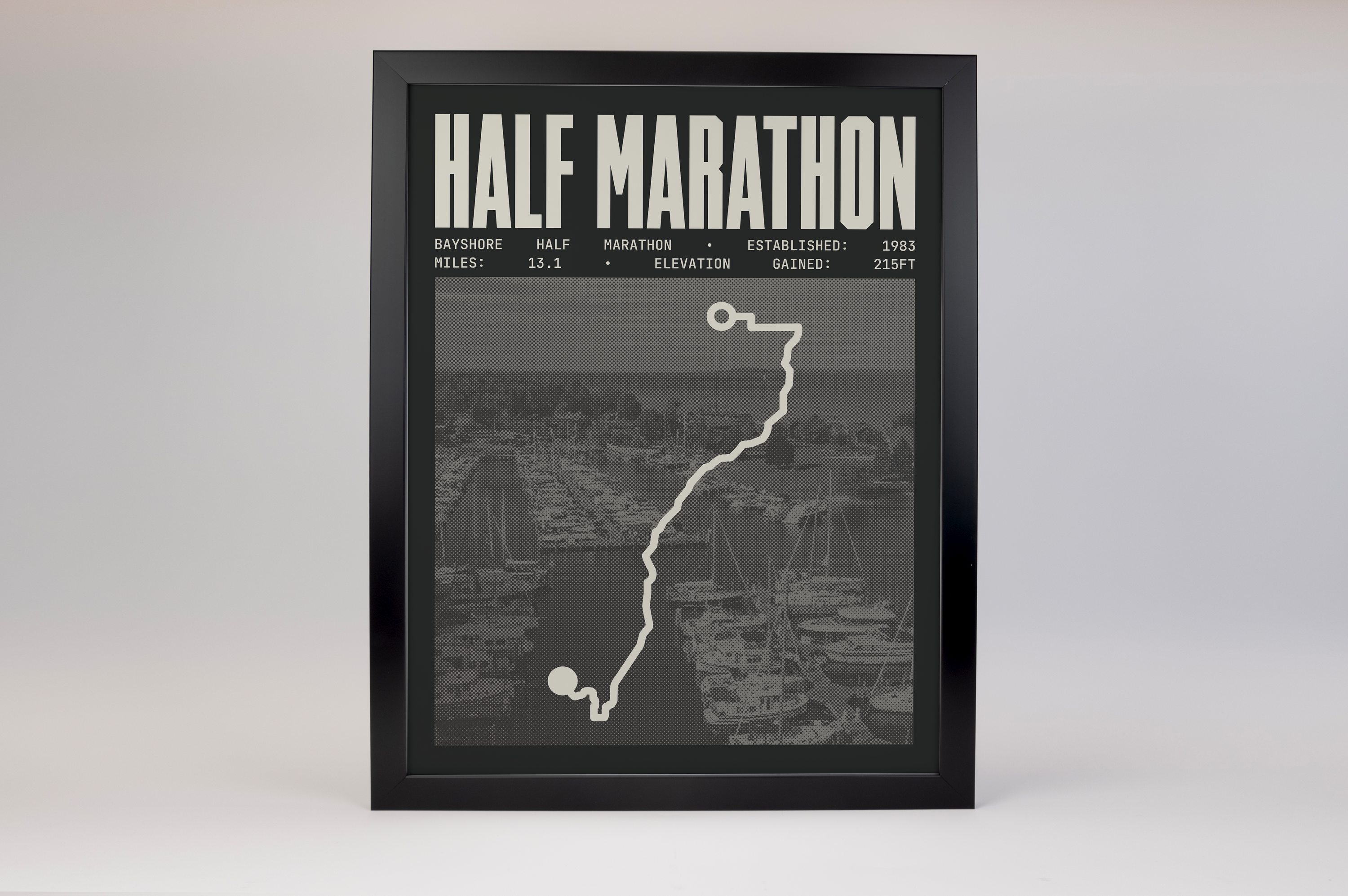 Bayshore Half-Marathon Poster