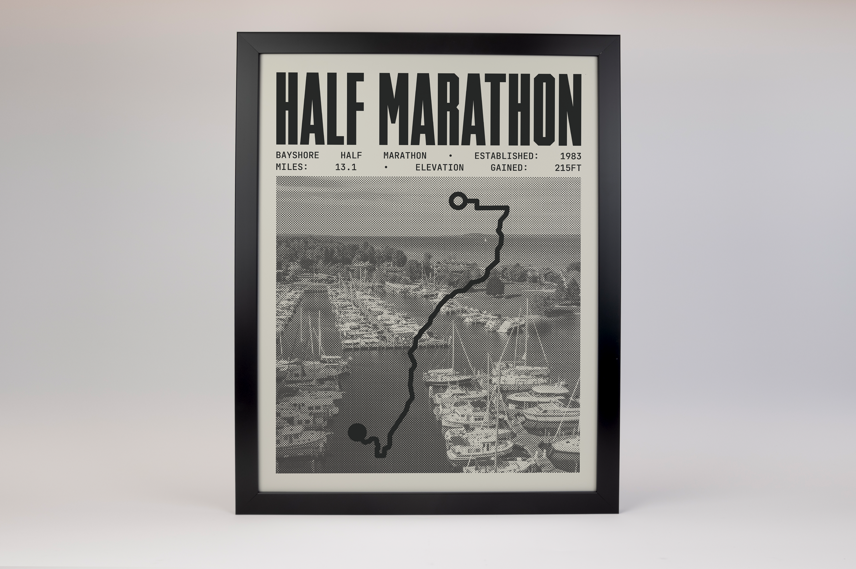 Bayshore Half-Marathon Poster