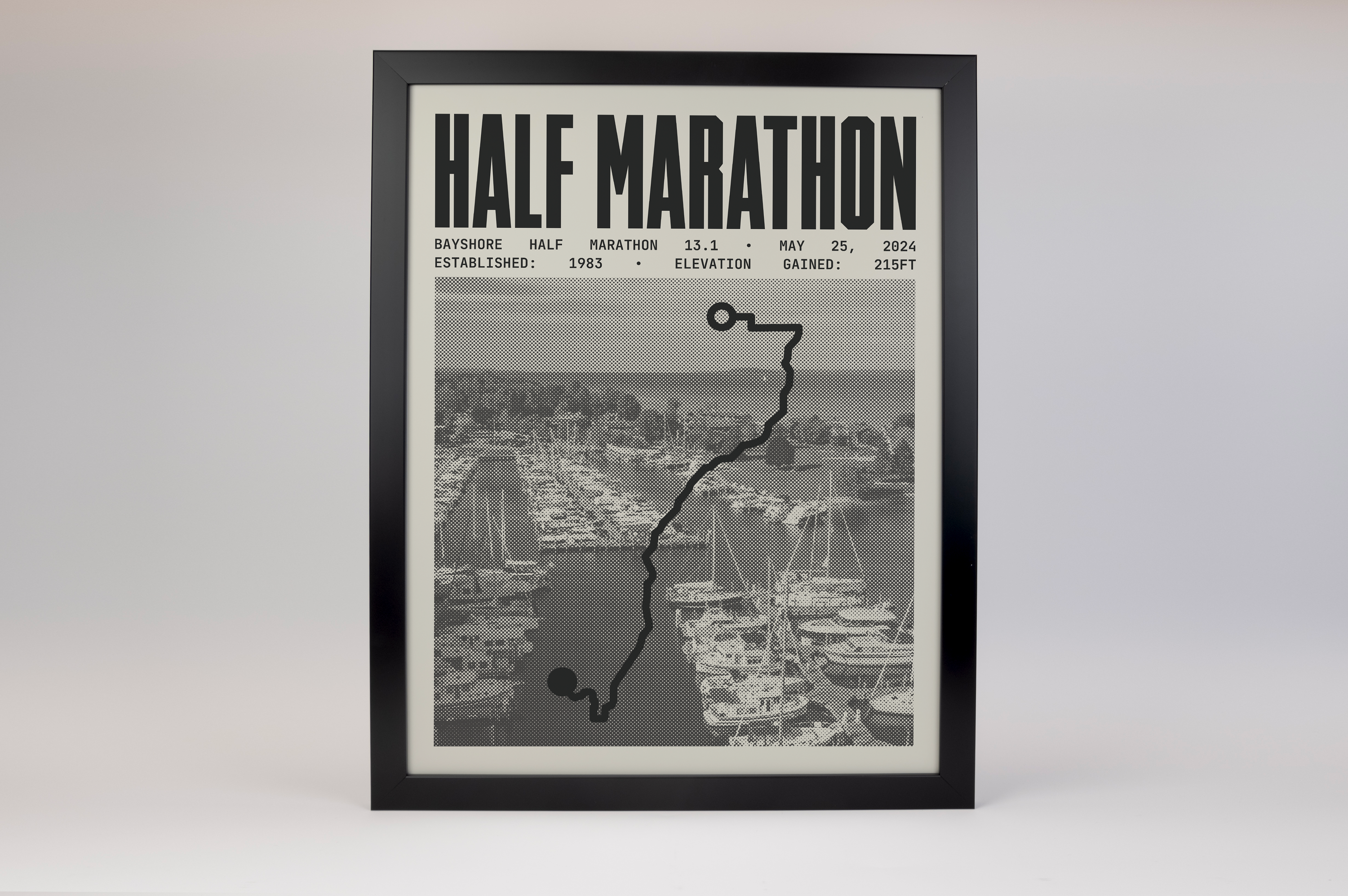 Bayshore Half-Marathon Poster