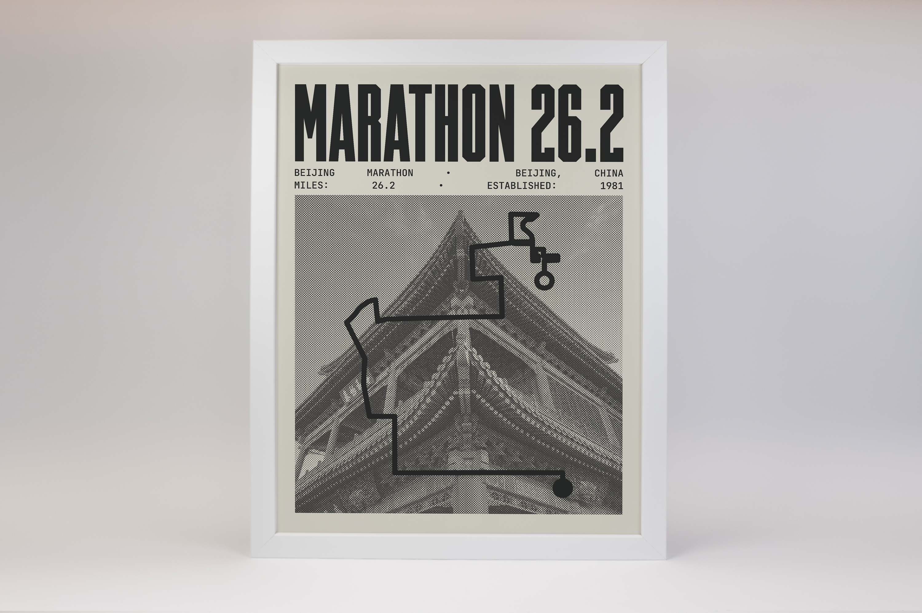 Beijing Marathon Poster