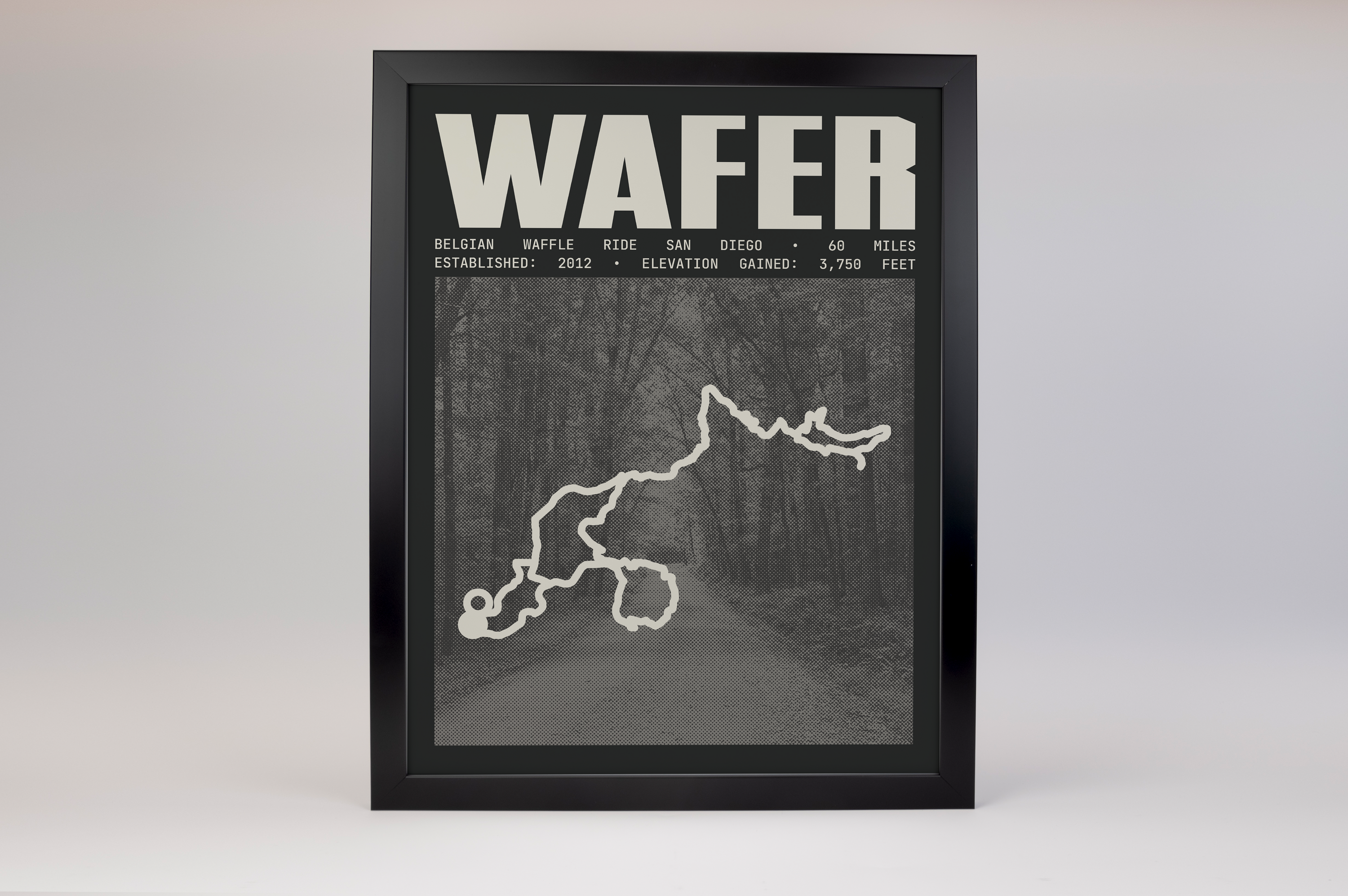 Belgian Waffle Ride San Diego - Wafer Poster