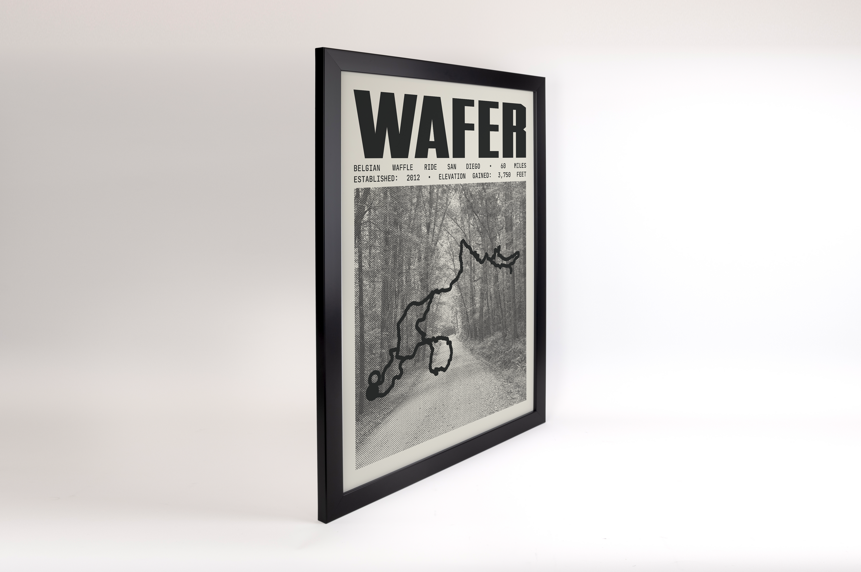 Belgian Waffle Ride San Diego - Wafer Poster