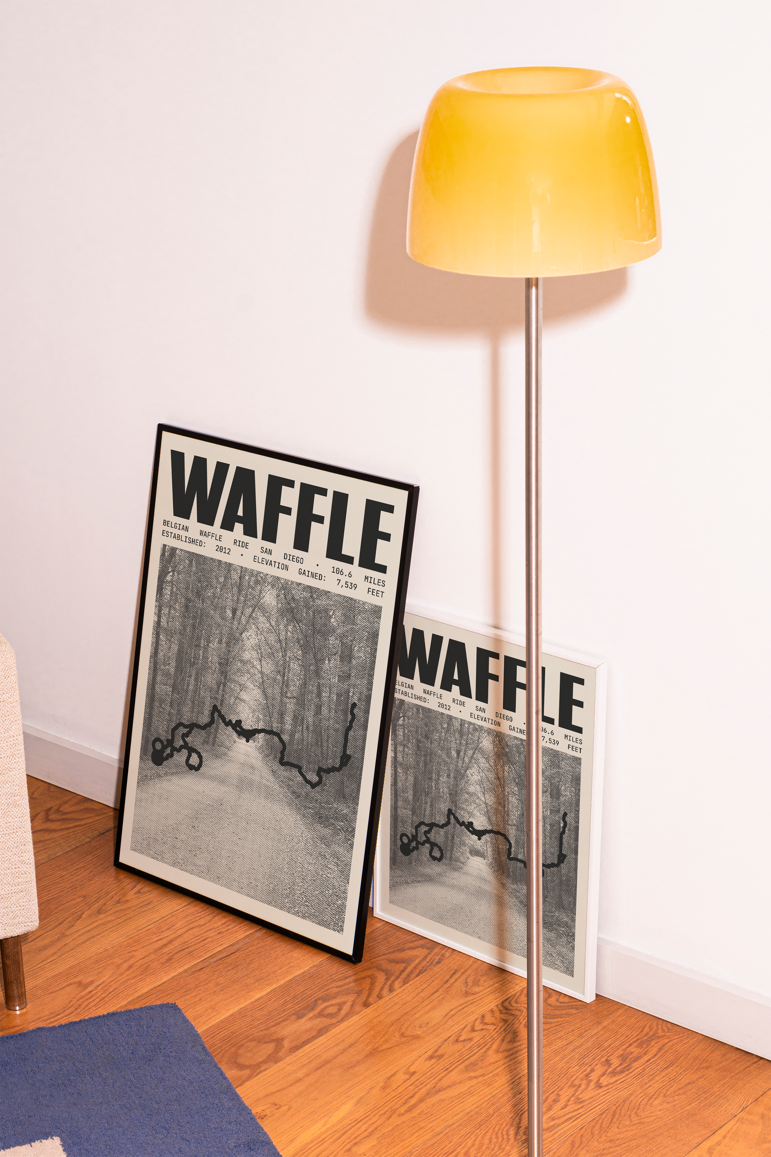 Belgian Waffle Ride San Diego - Waffle Poster