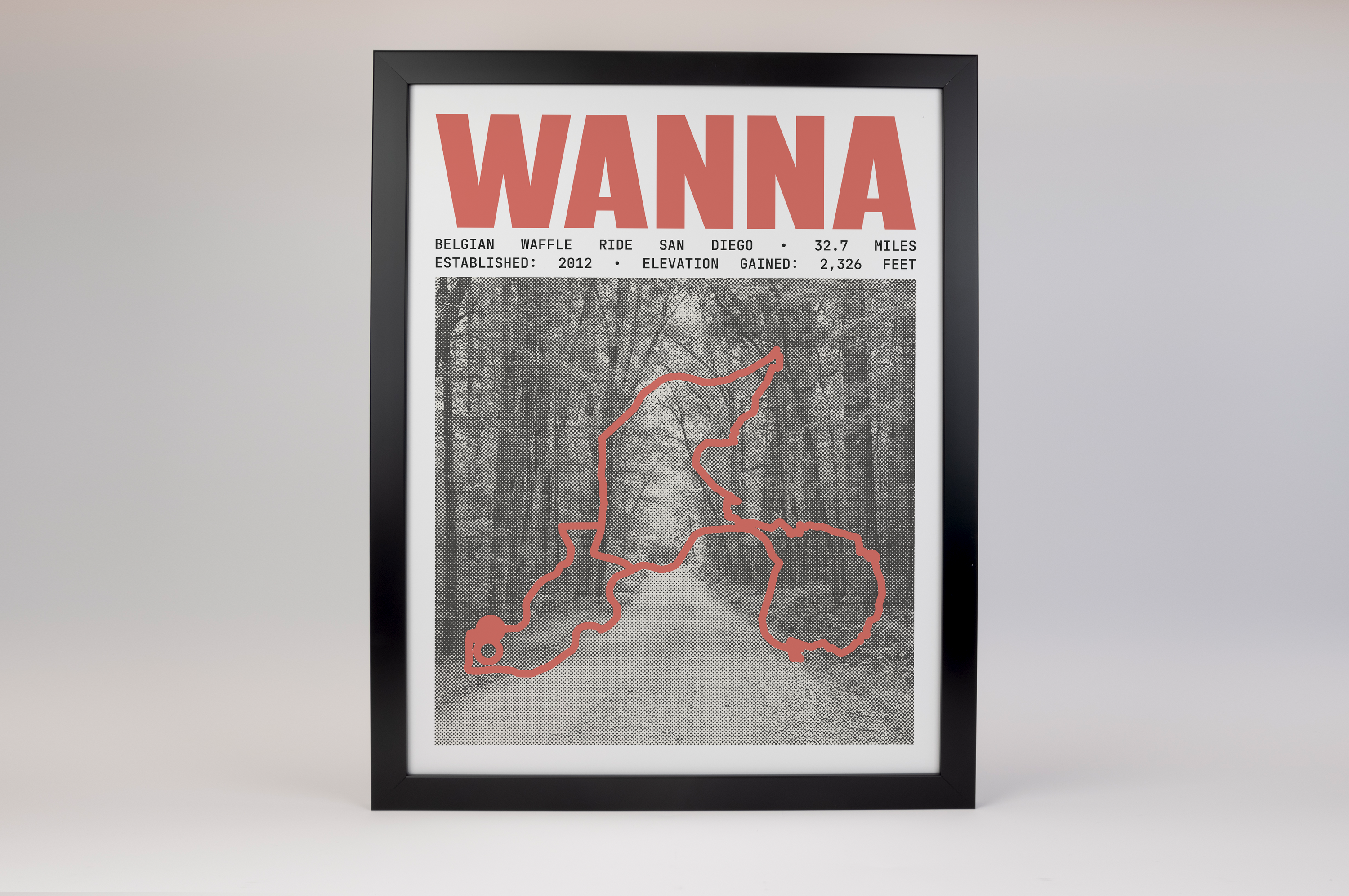 Belgian Waffle Ride San Diego - Wanna Poster