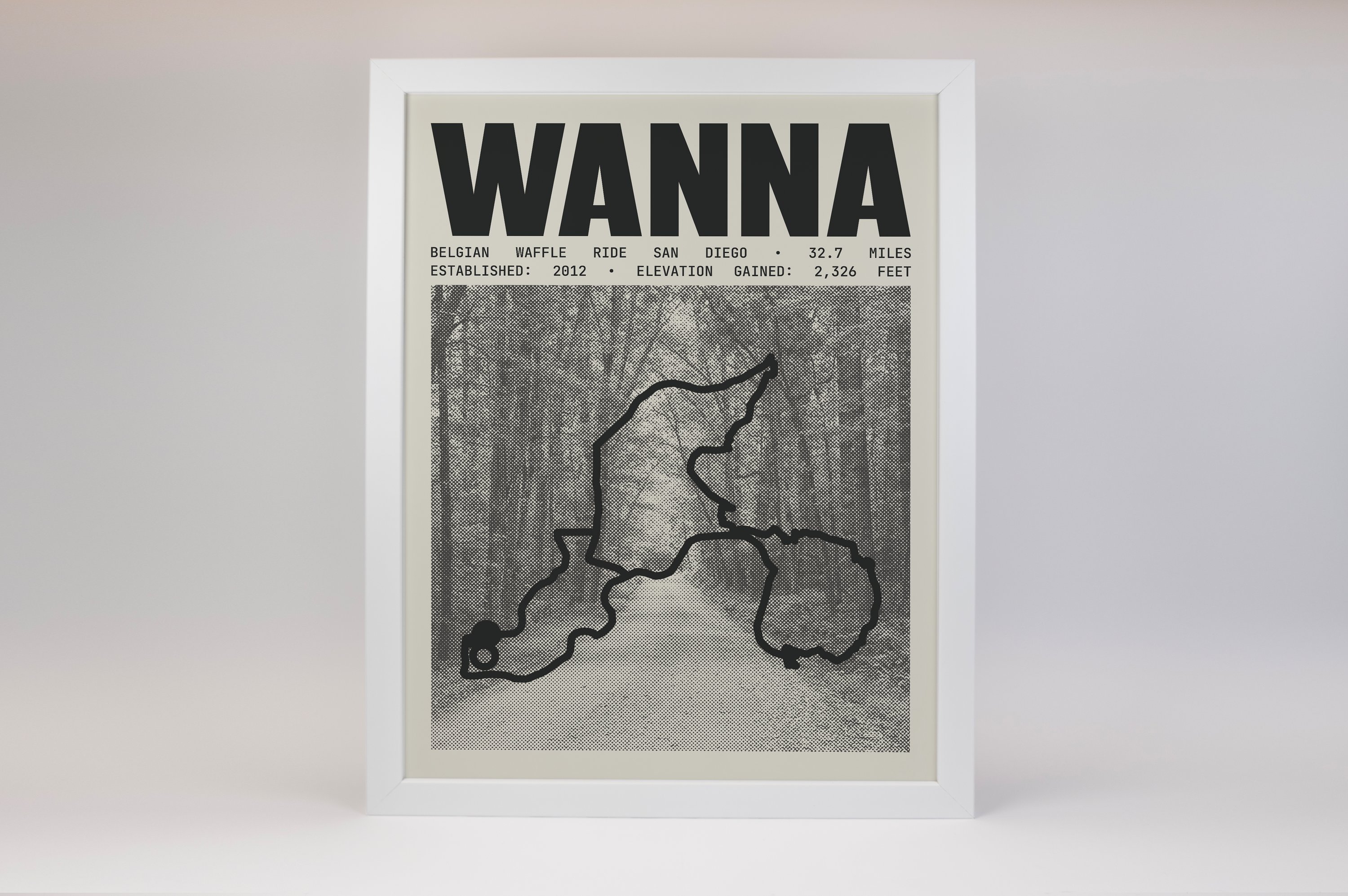 Belgian Waffle Ride San Diego - Wanna Poster
