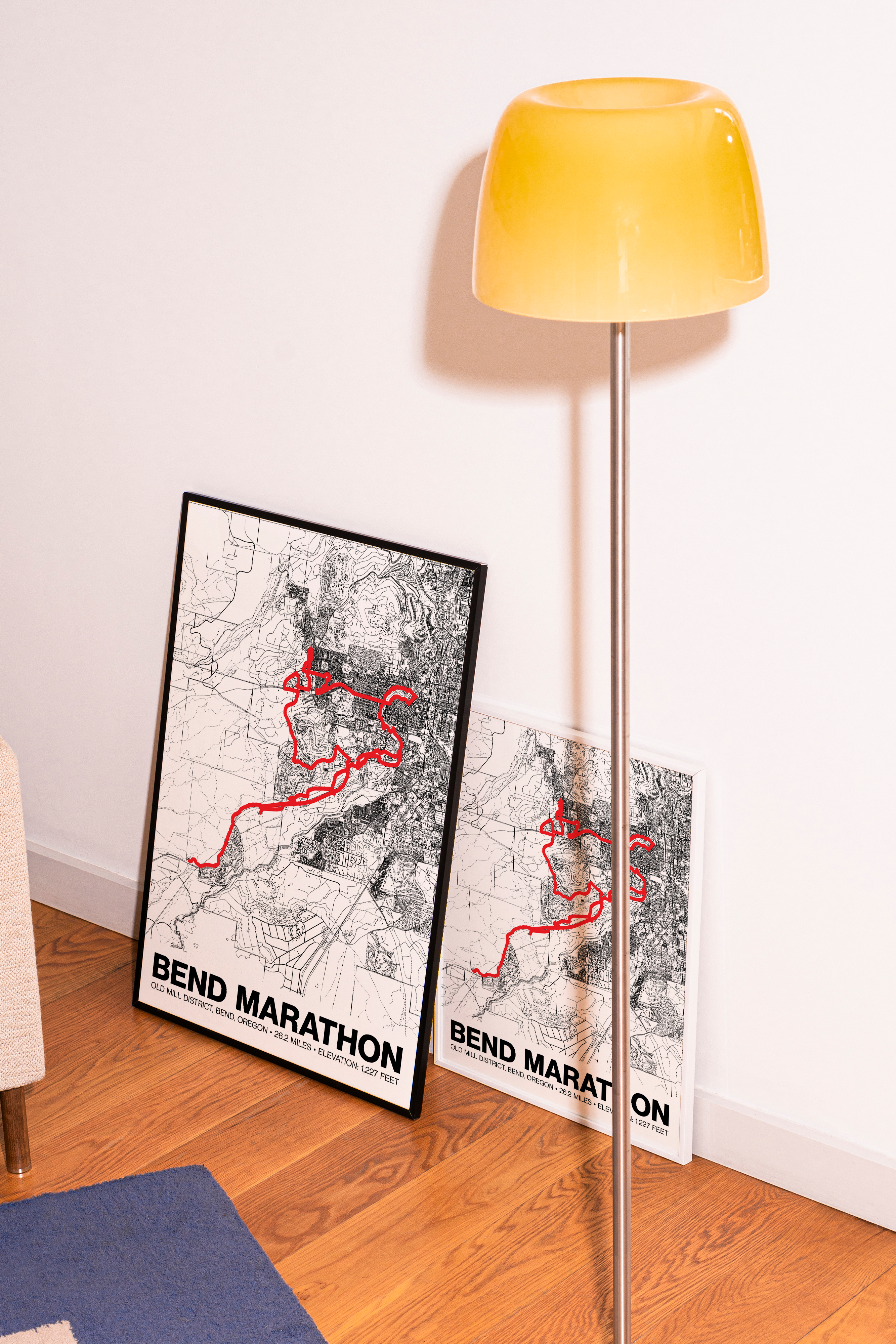 Bend Marathon Poster - Grid Style