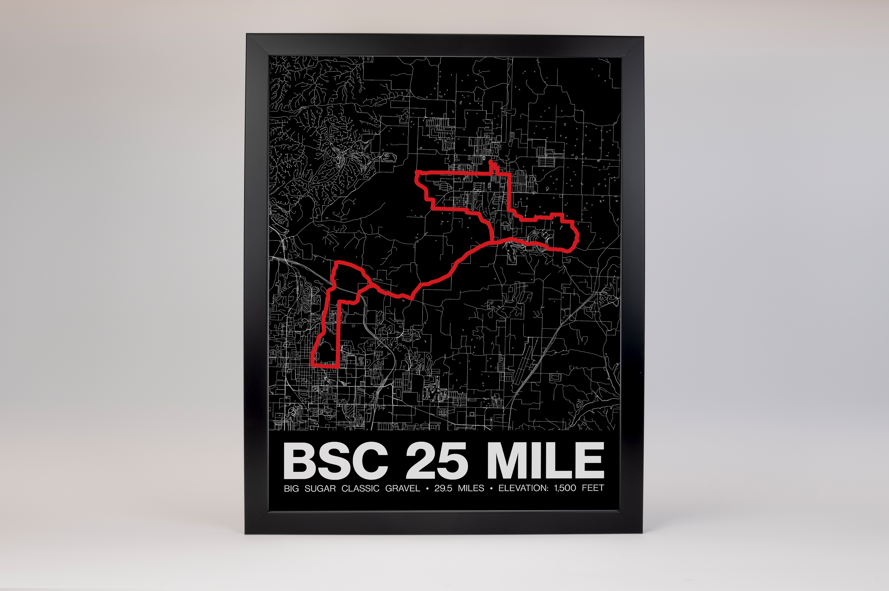 Big Sugar Classic Gravel 25 Miler Poster - Grid Style