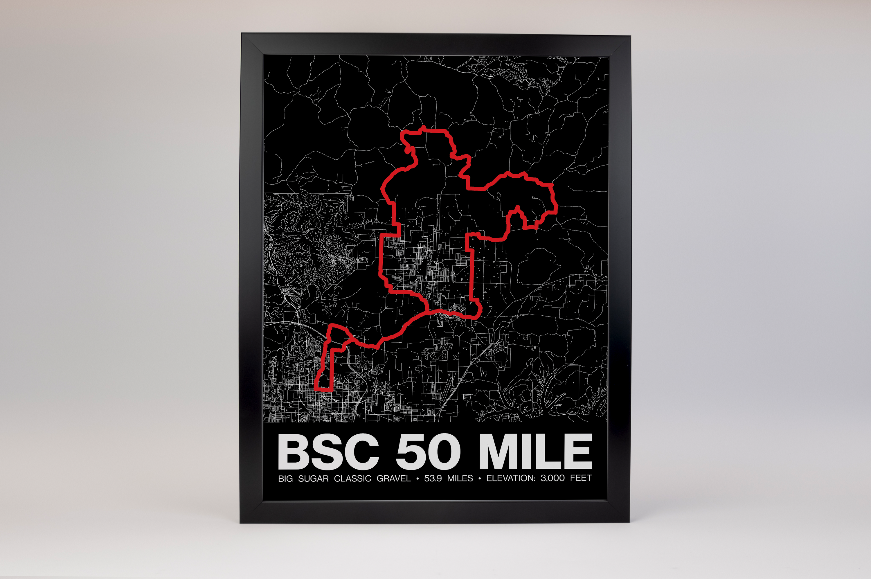 Big Sugar Classic Gravel 50 Miler Poster - Grid Style