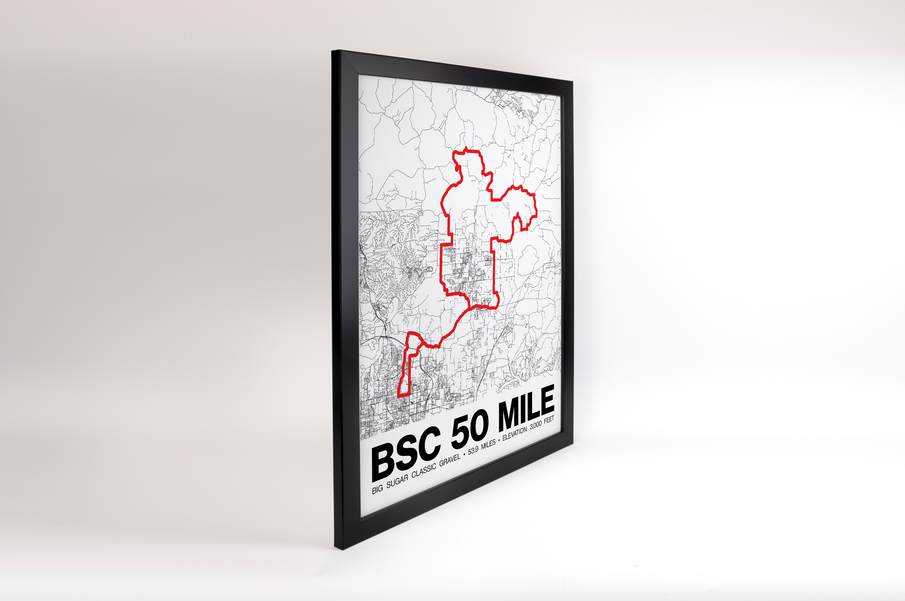 Big Sugar Classic Gravel 50 Miler Poster - Grid Style