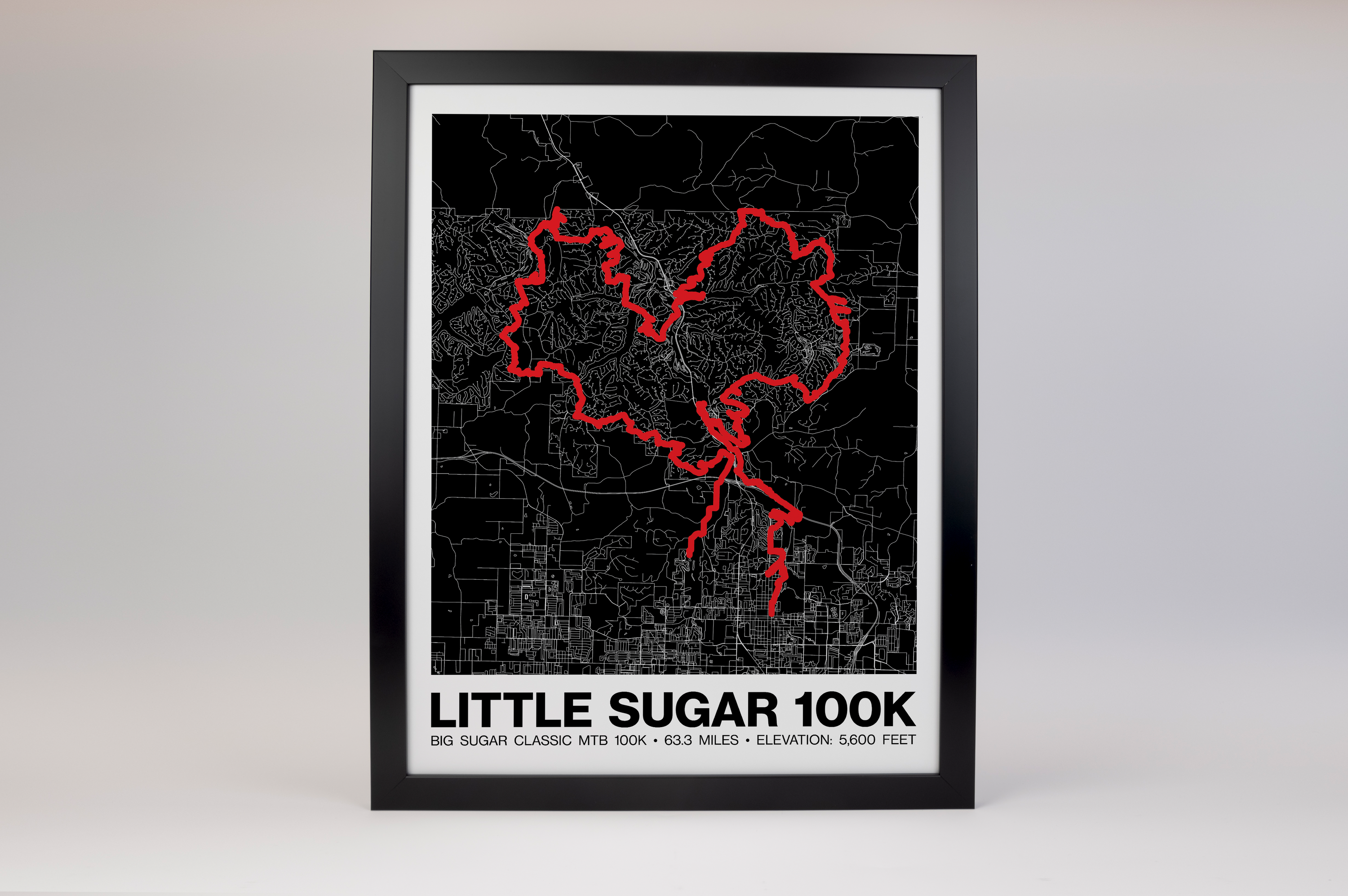 Big Sugar Classic MTB 100K Poster - Grid Style