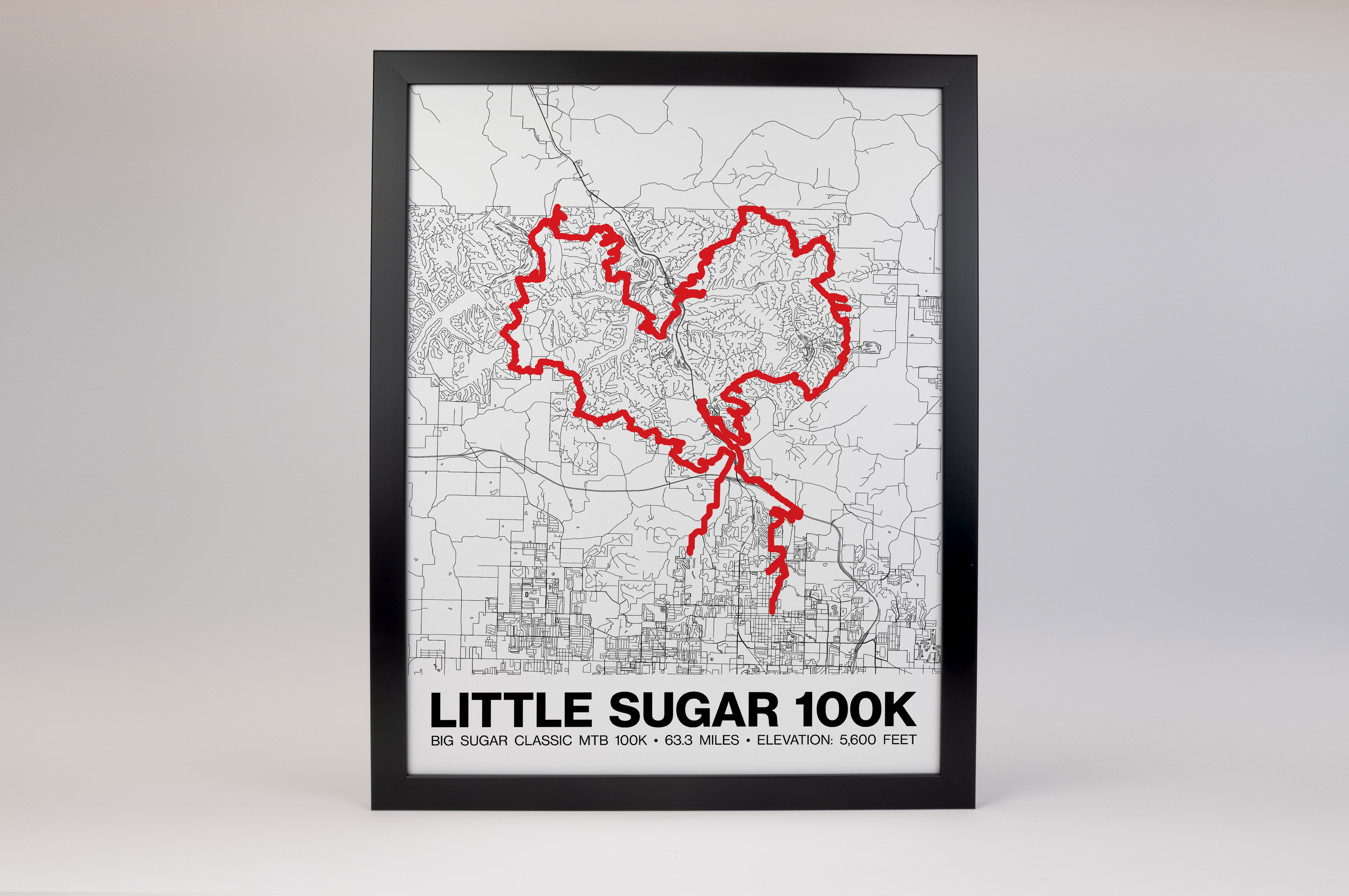 Big Sugar Classic MTB 100K Poster - Grid Style