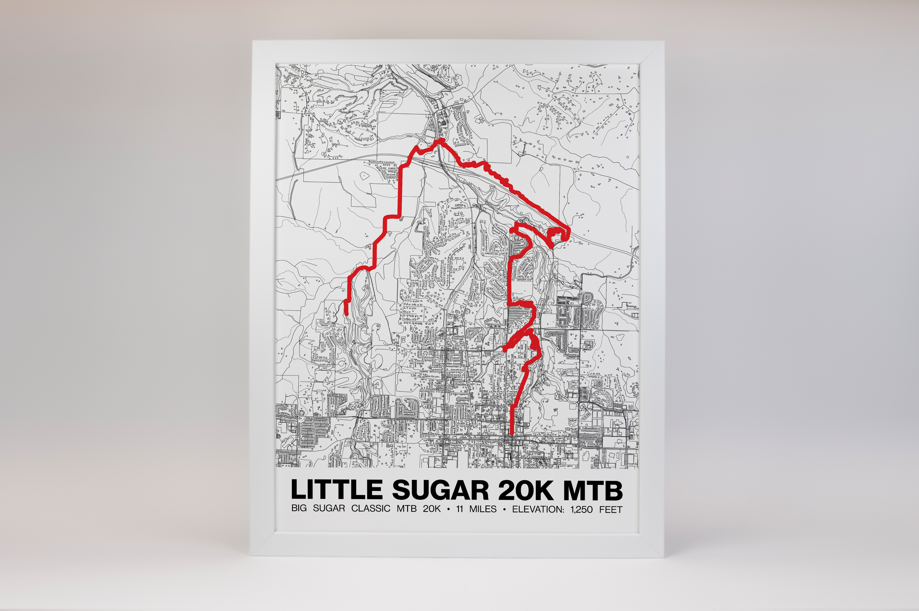 Big Sugar Classic MTB 20K Poster - Grid Style