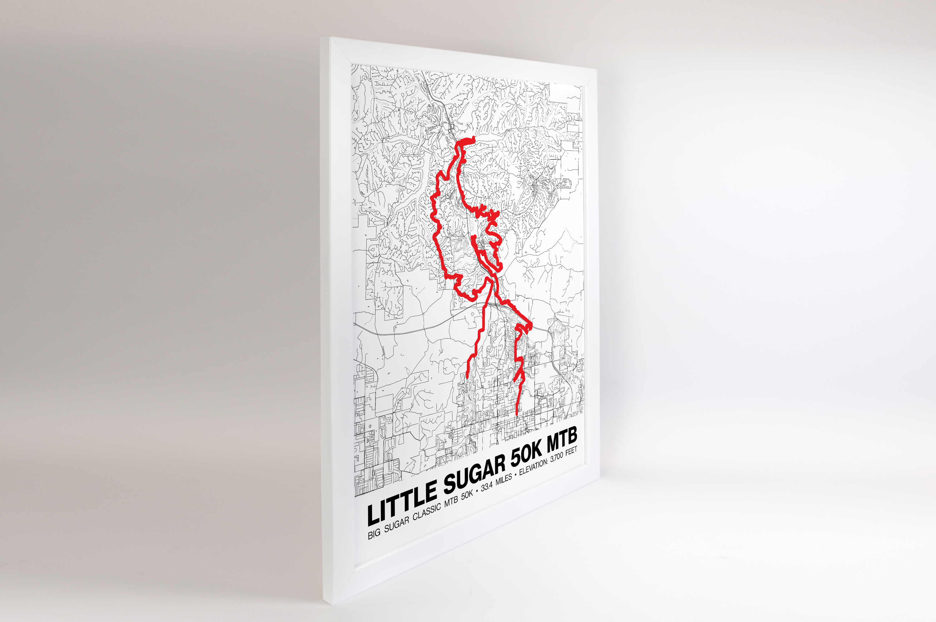 Big Sugar Classic MTB 50K Poster - Grid Style