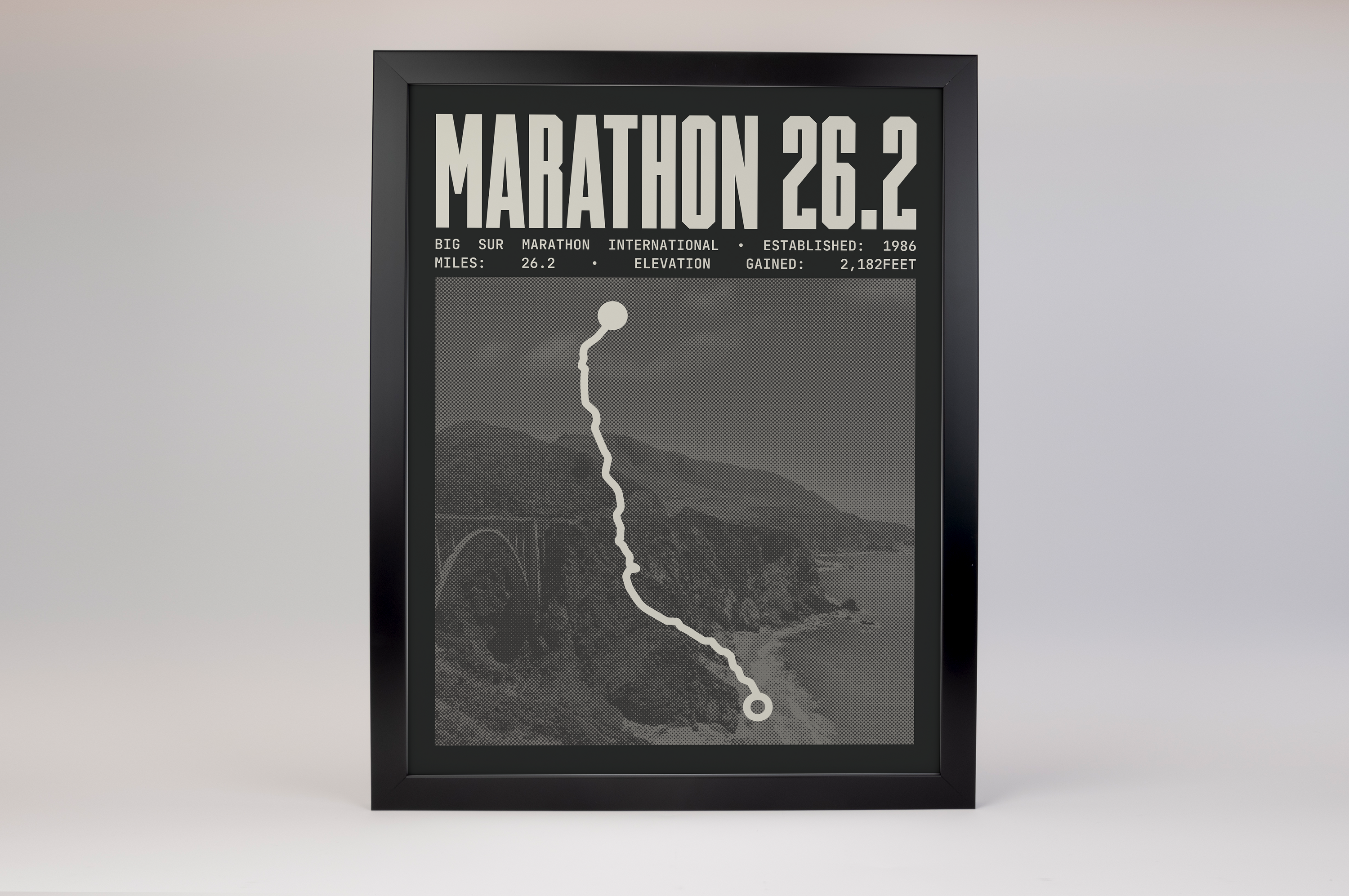 Big Sur International Marathon Poster