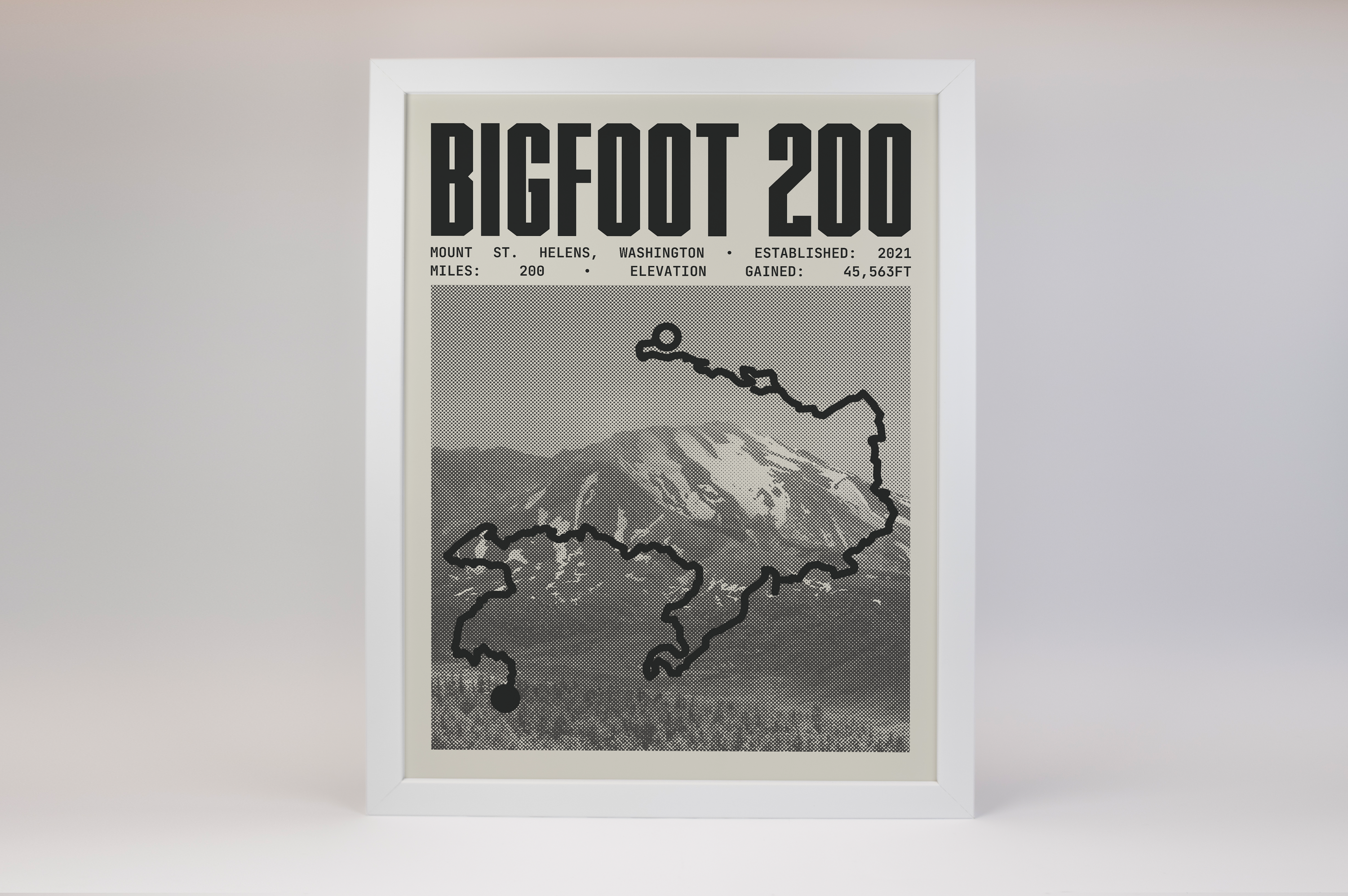 Bigfoot 200 Endurance Run Poster