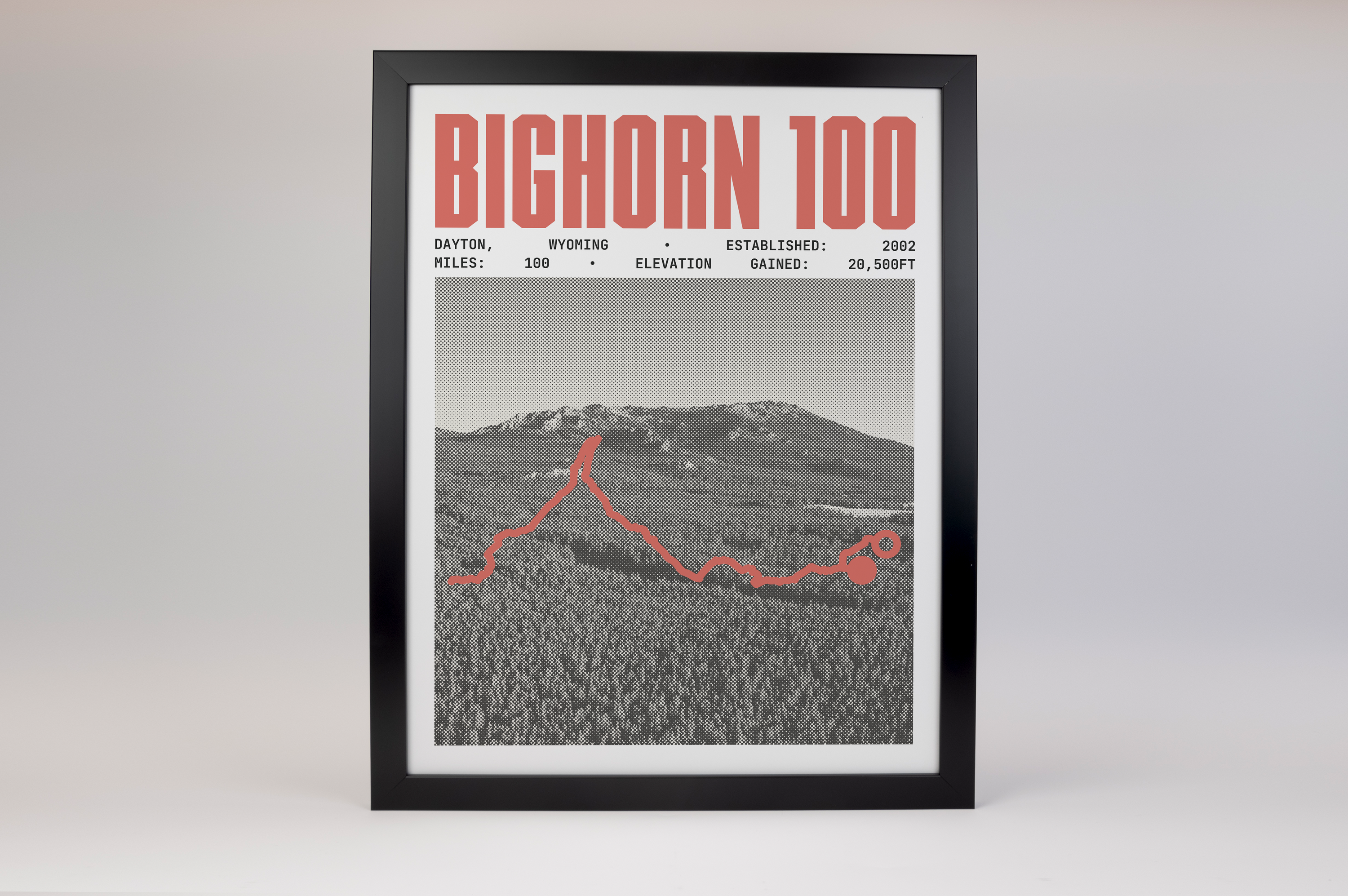 Bighorn 100 Endurance Run Poster