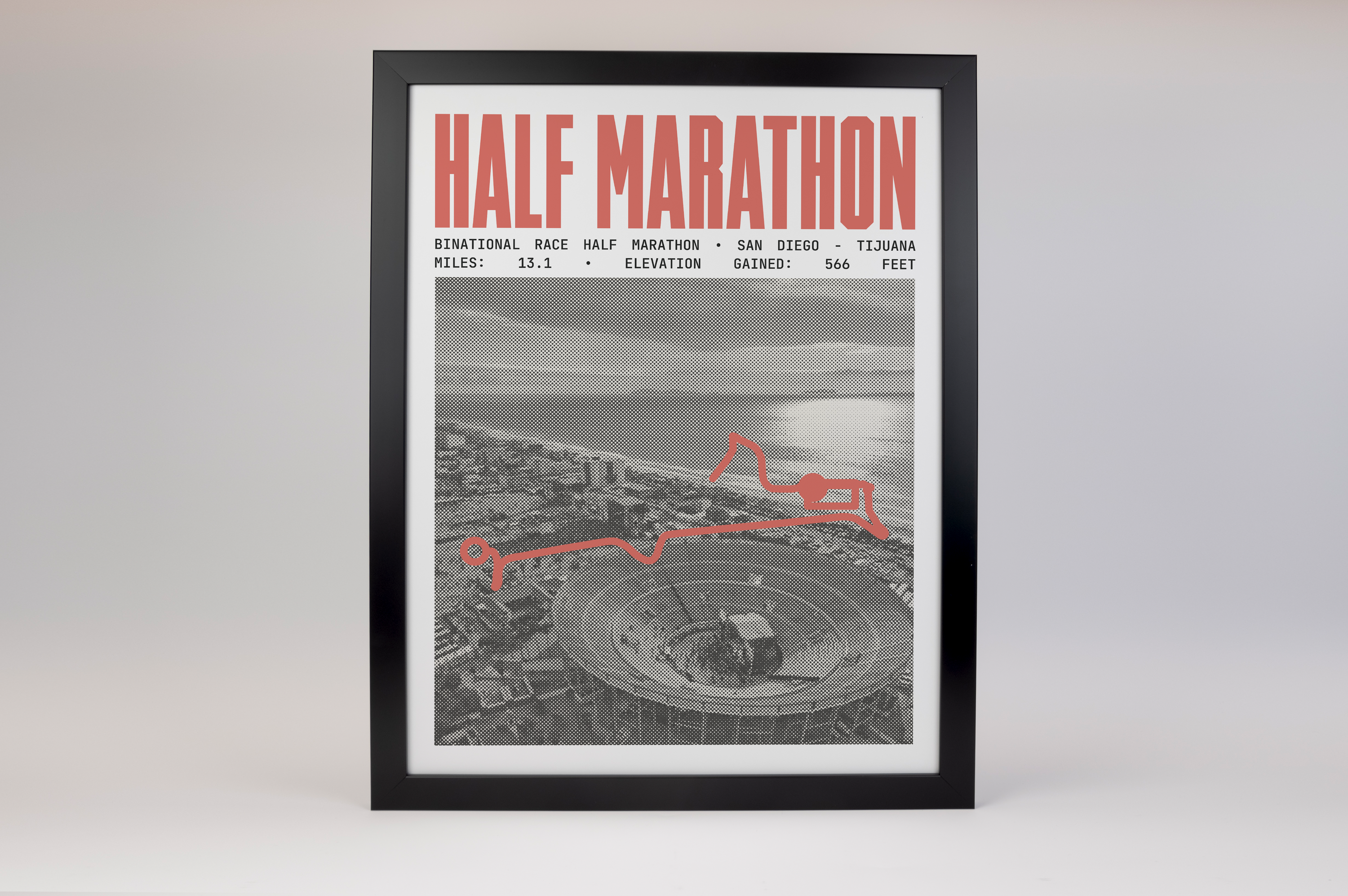 Binational Race Half Marathon Poster