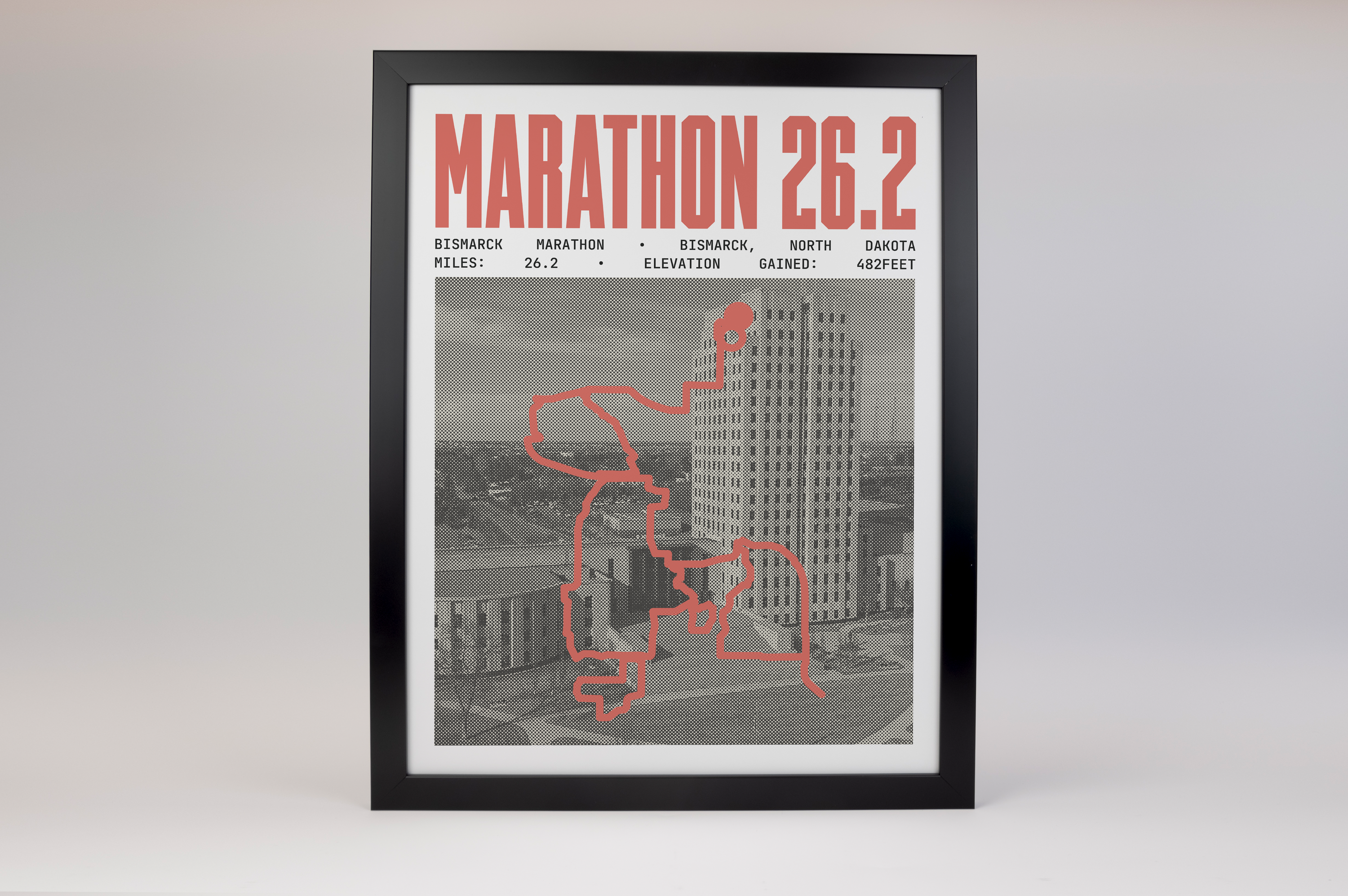 Bismarck Marathon Poster