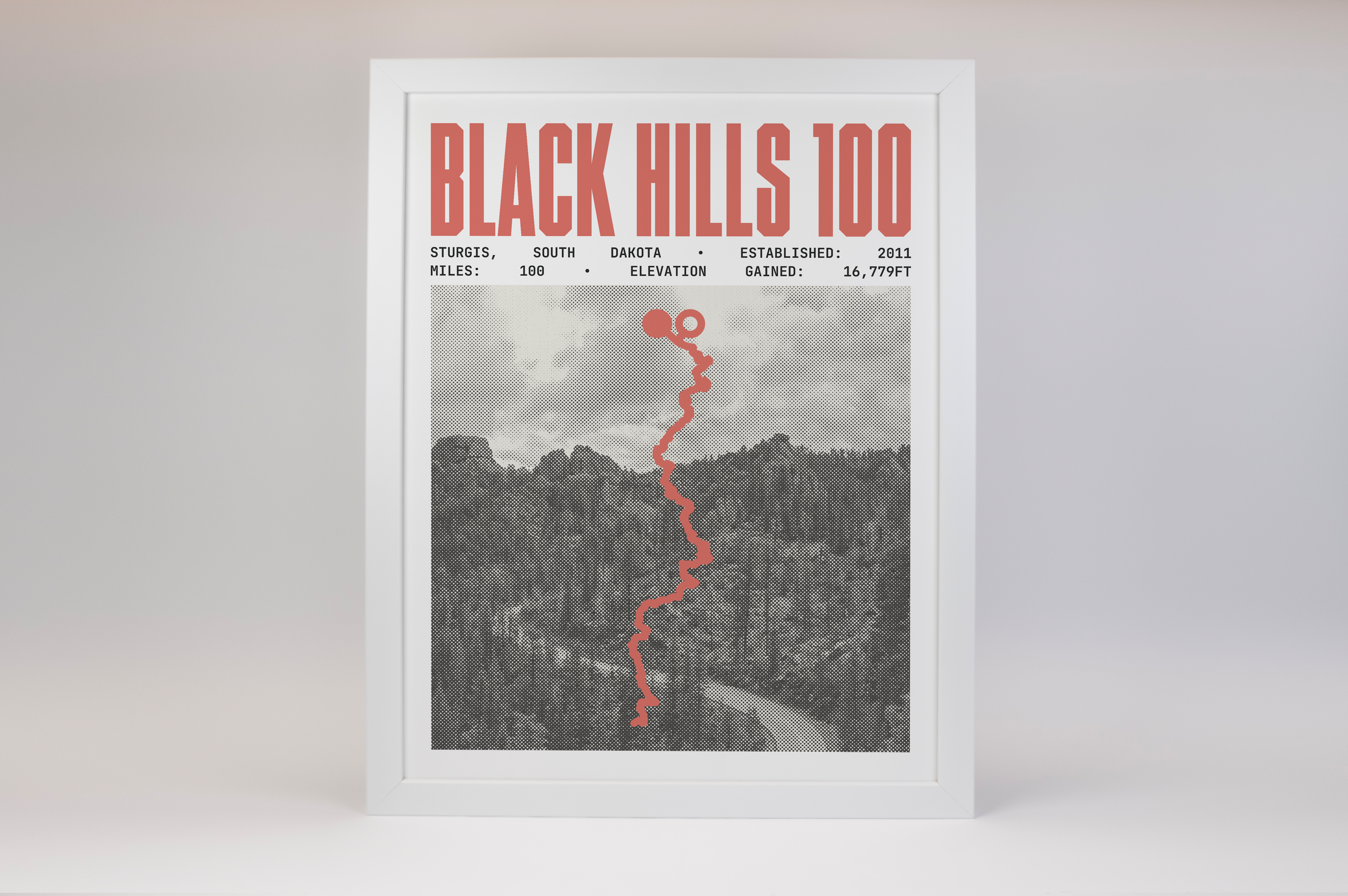 Black Hills 100 Endurance Run Poster