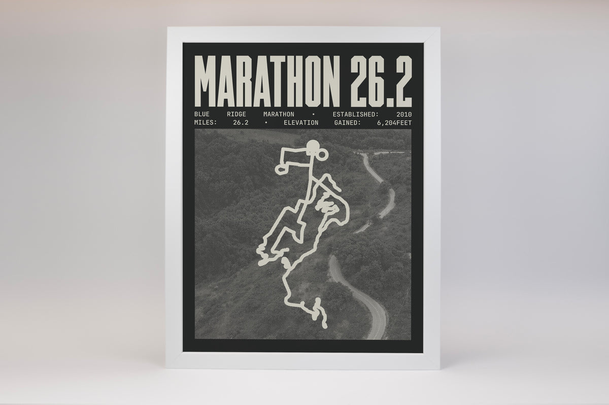 Blue Ridge Marathon Poster