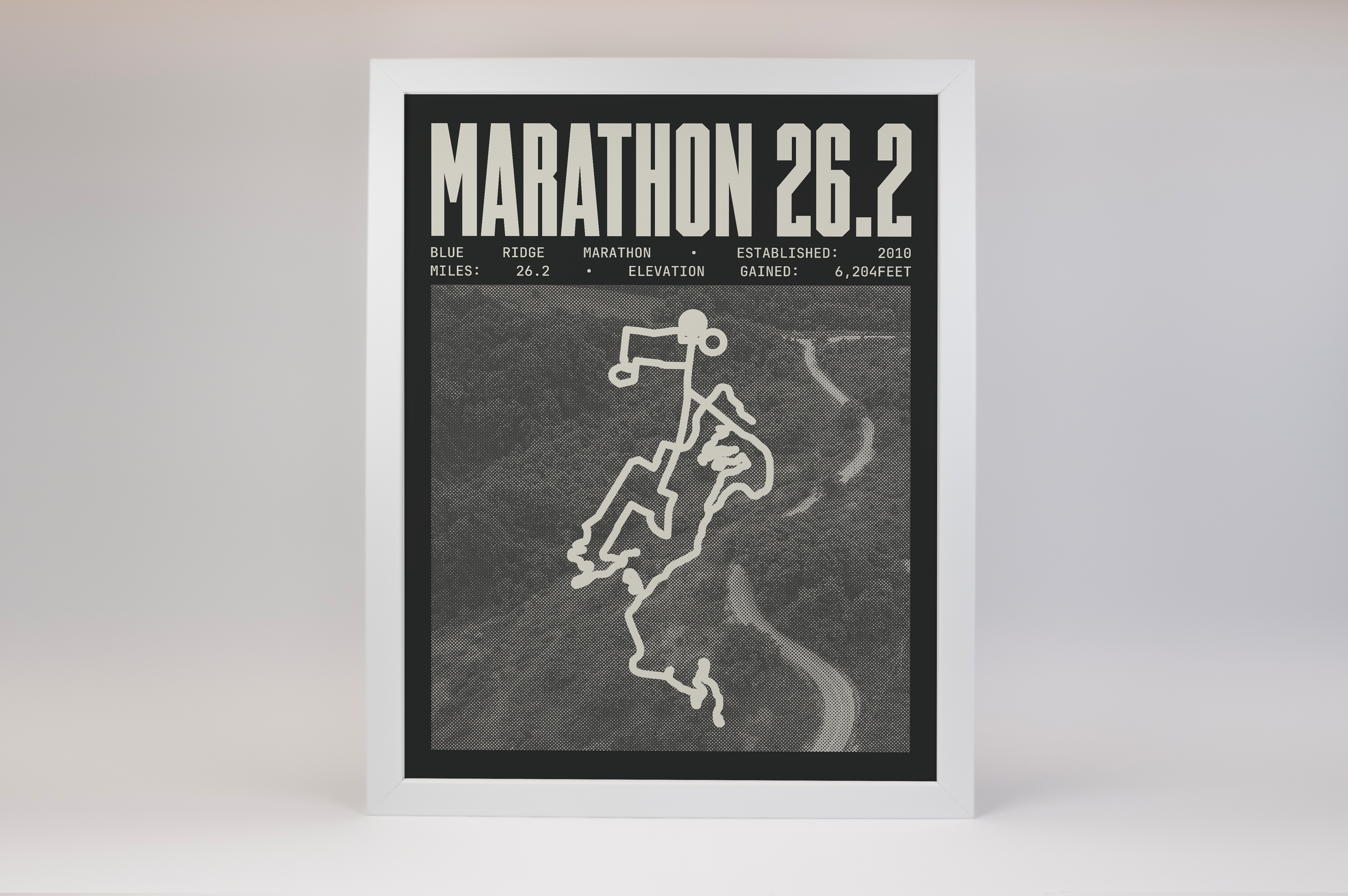 Blue Ridge Marathon Poster