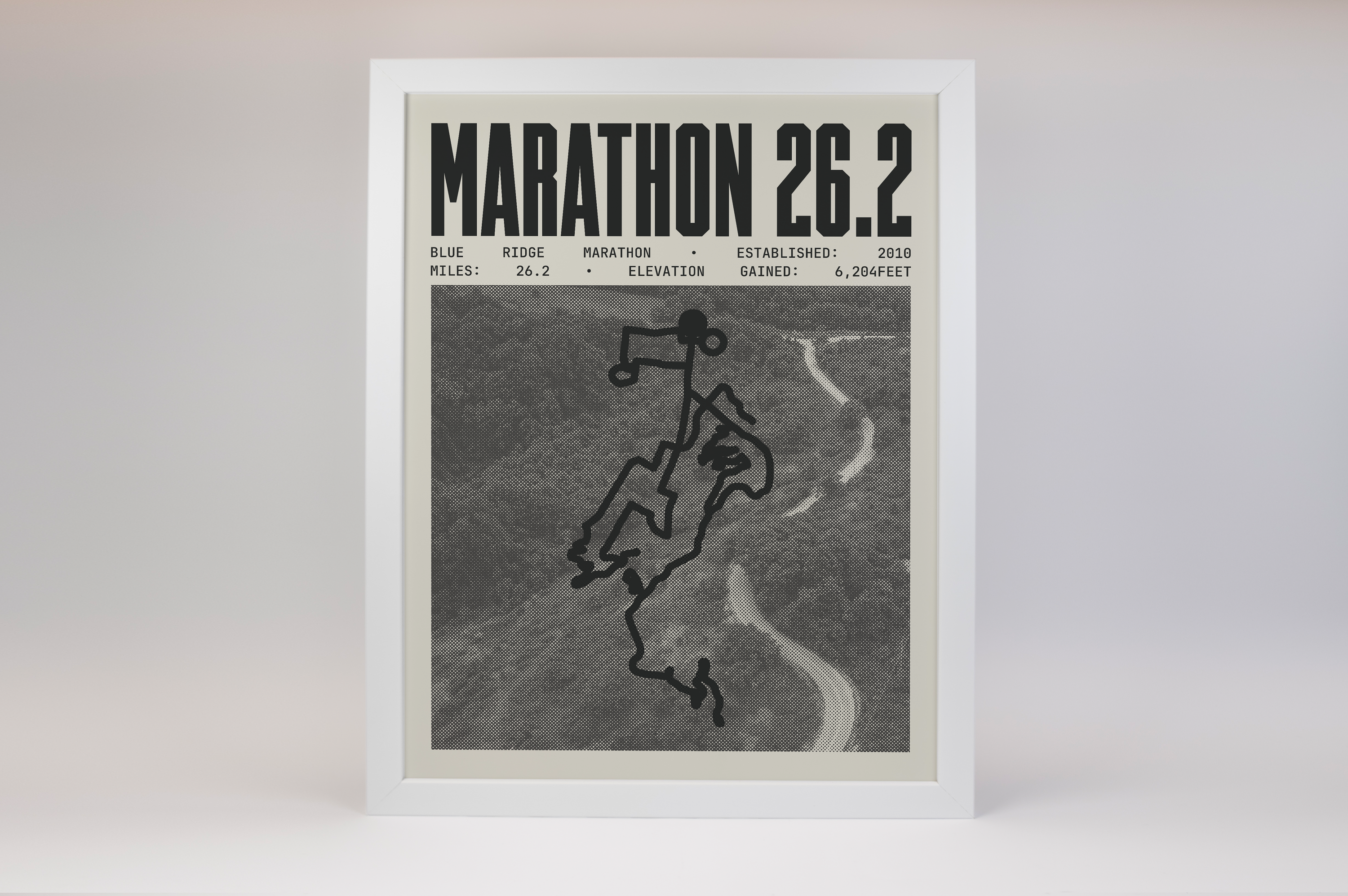 Blue Ridge Marathon Poster