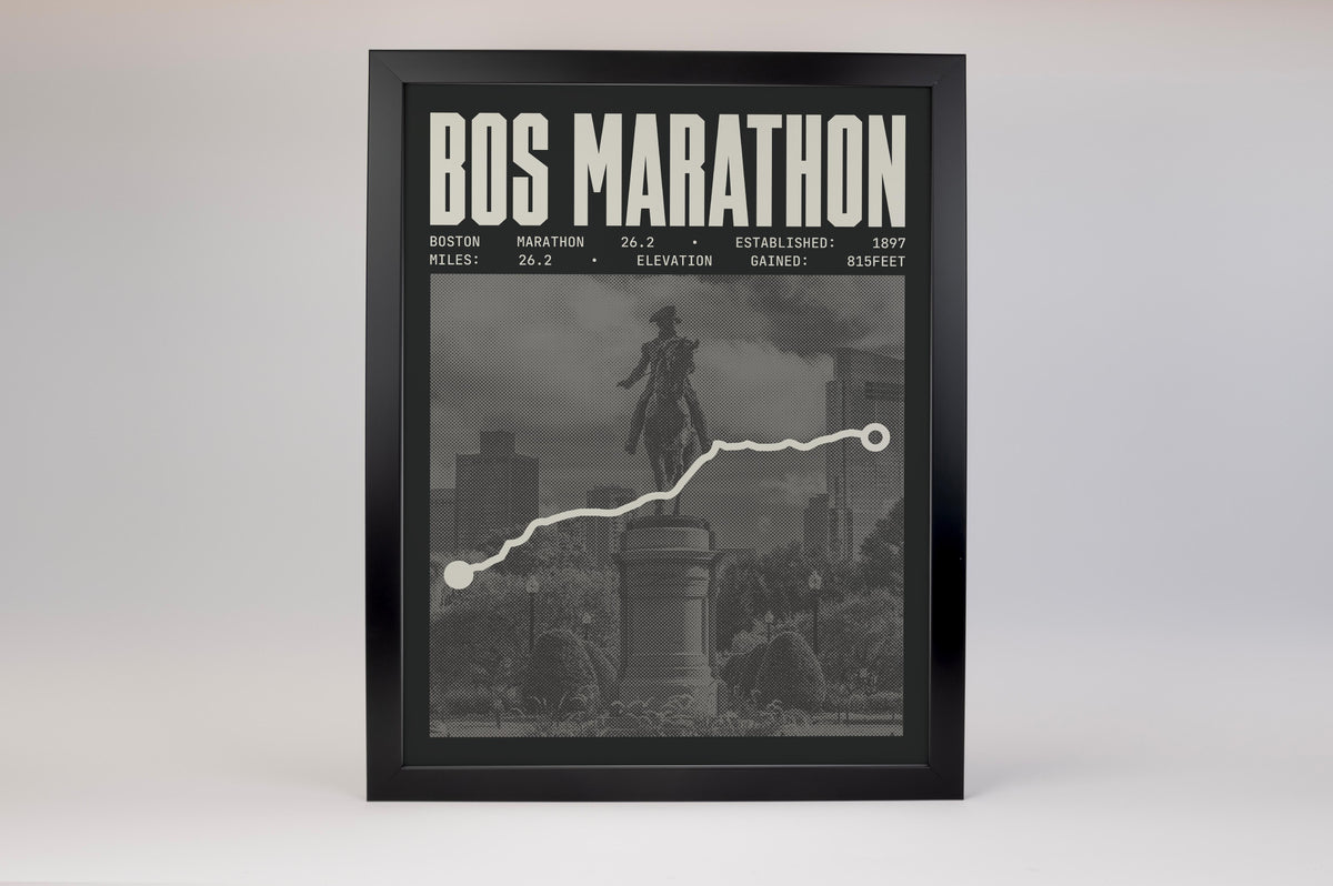 Boston Marathon Poster - ABBR Style