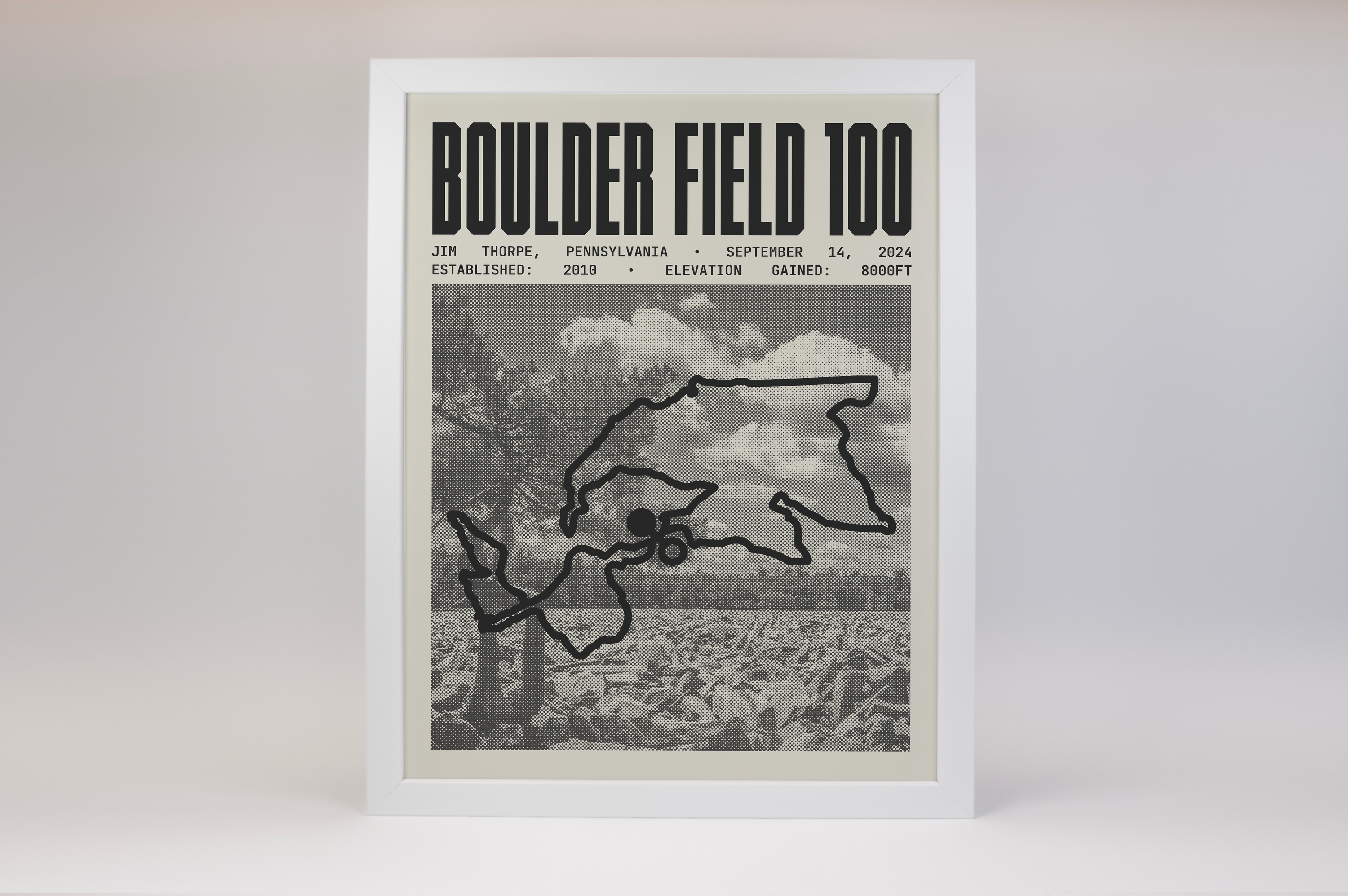 Boulder Field 100 Endurance Run Poster