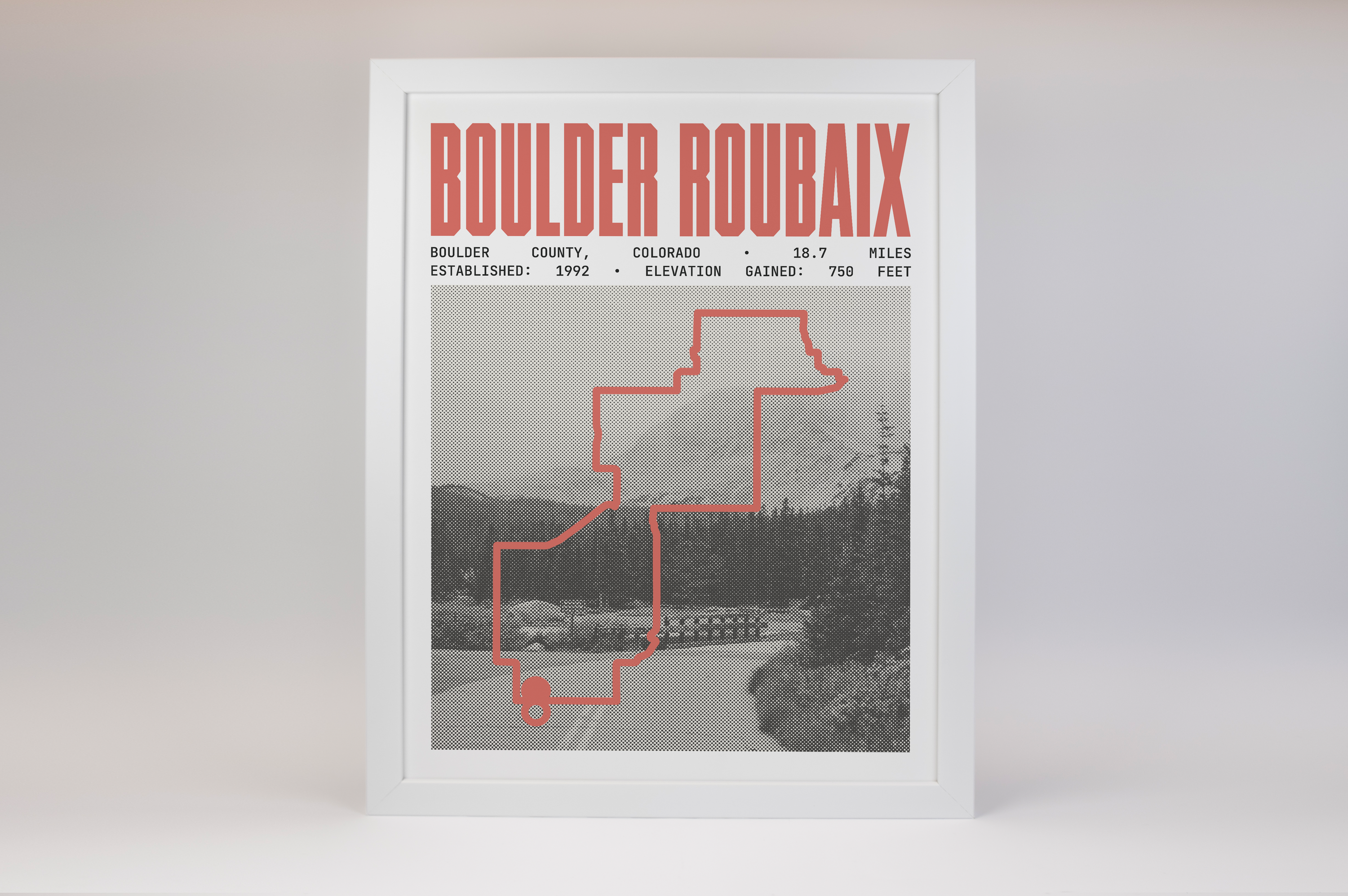 Boulder Roubaix Poster