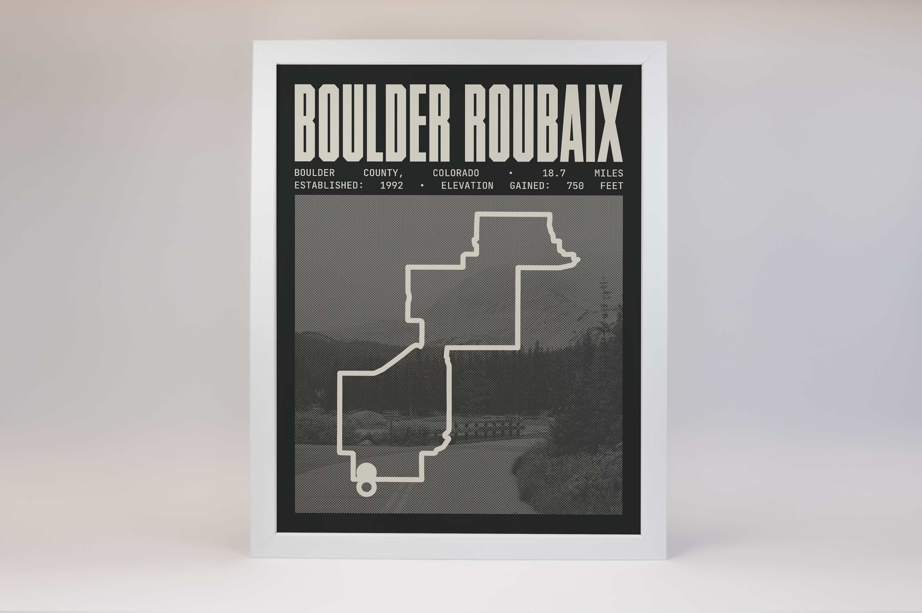 Boulder Roubaix Poster