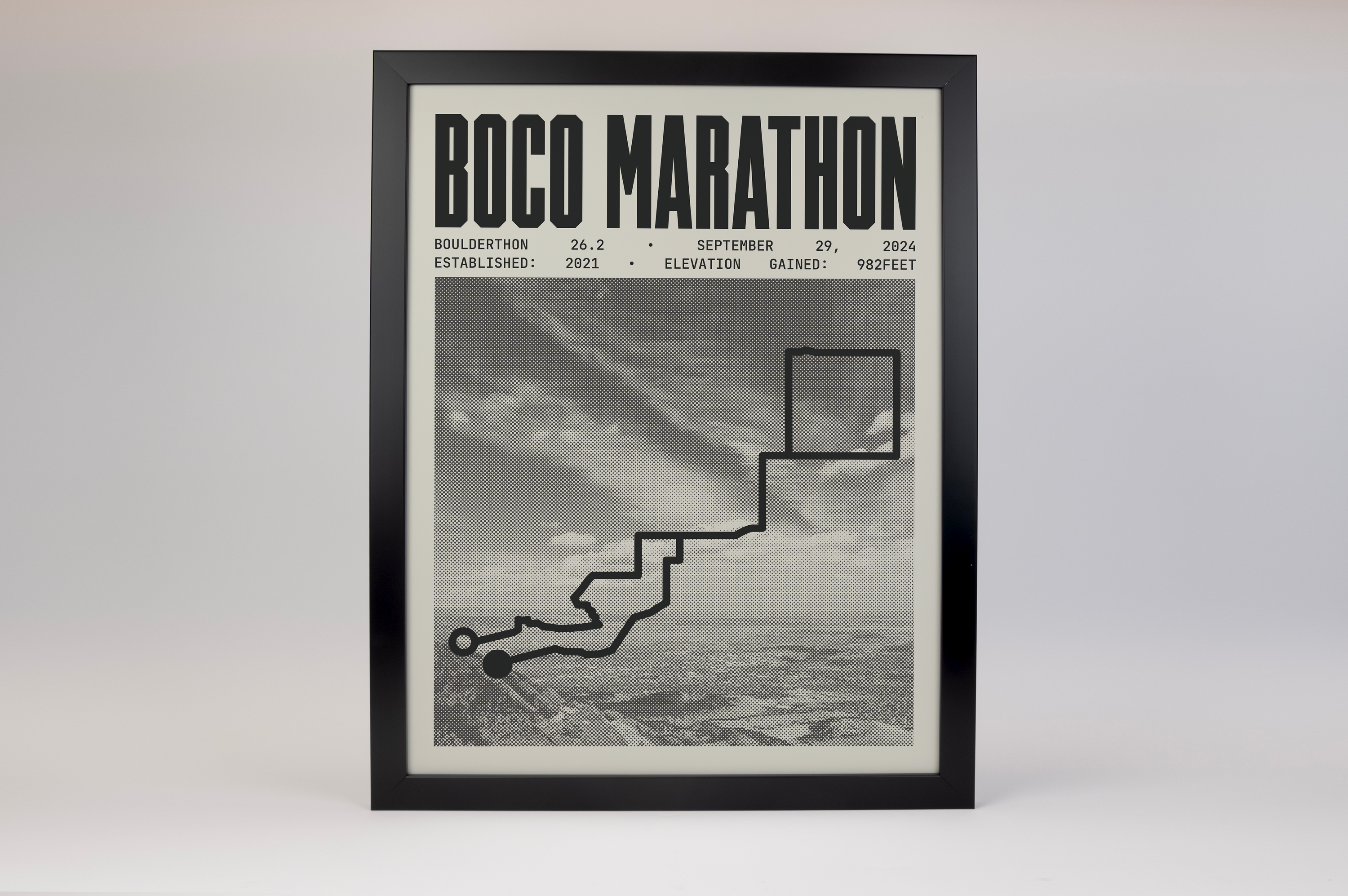 Boulderthon Marathon Poster