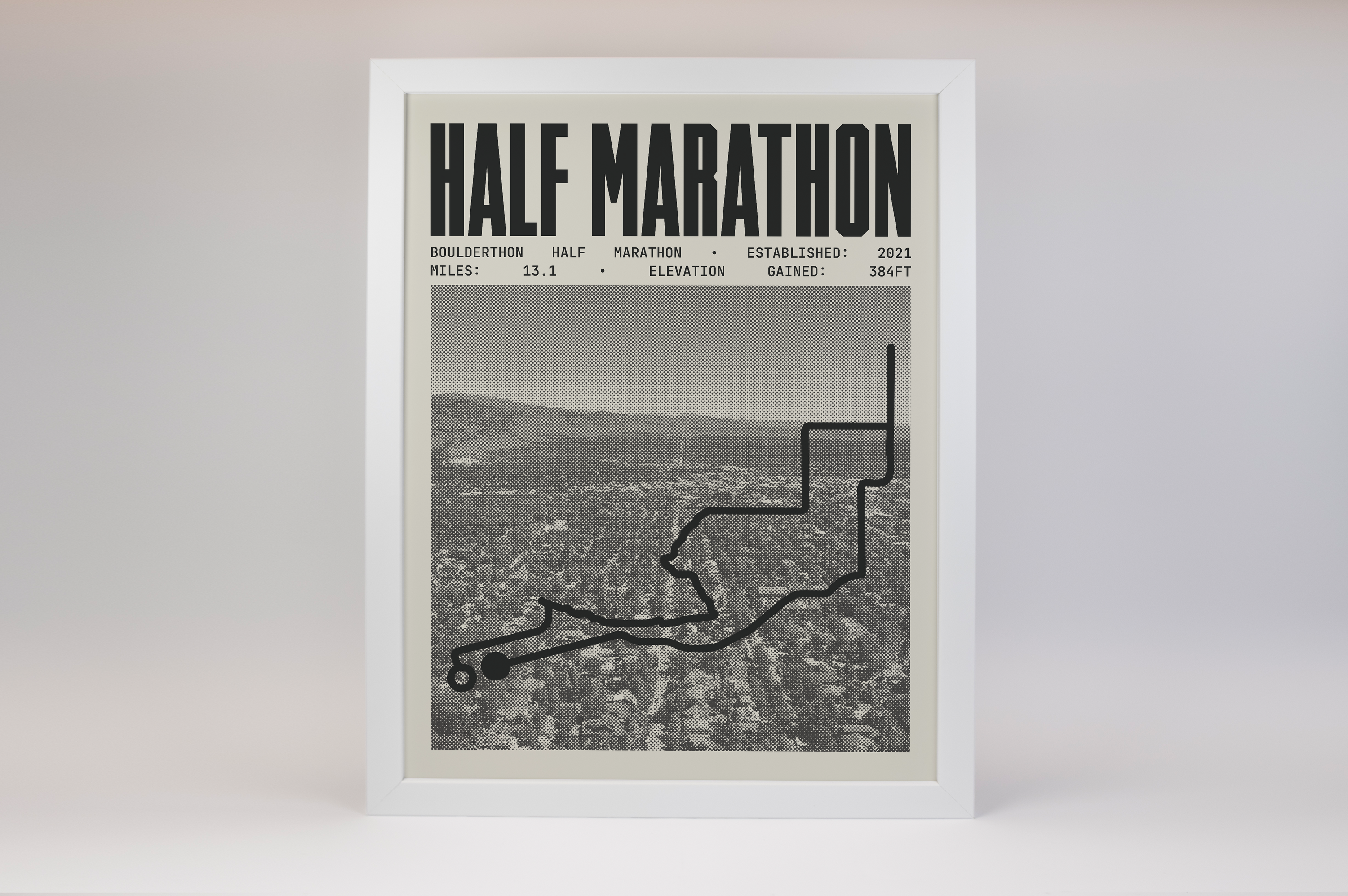 Boulderthon Half-Marathon Poster