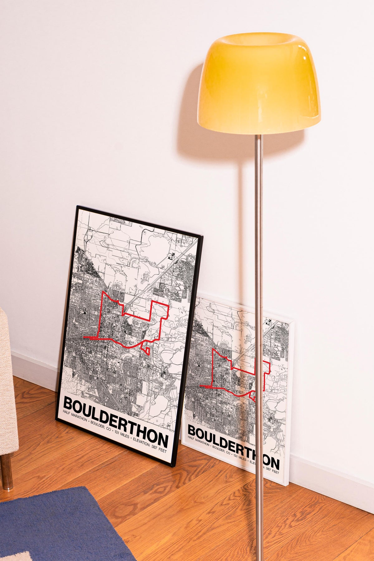 Boulderthon Half Marathon Poster - Grid Style