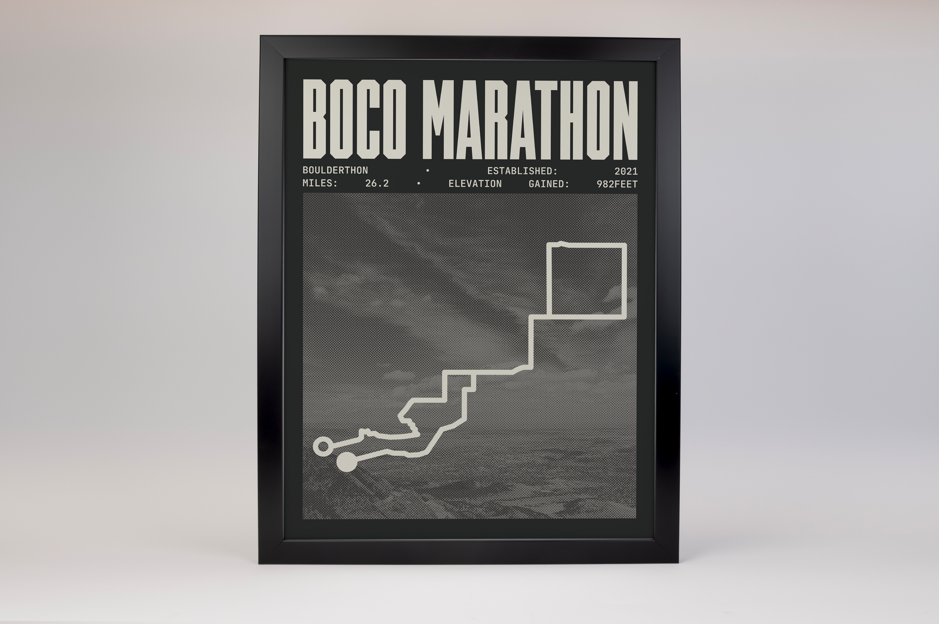 Boulderthon Marathon Poster