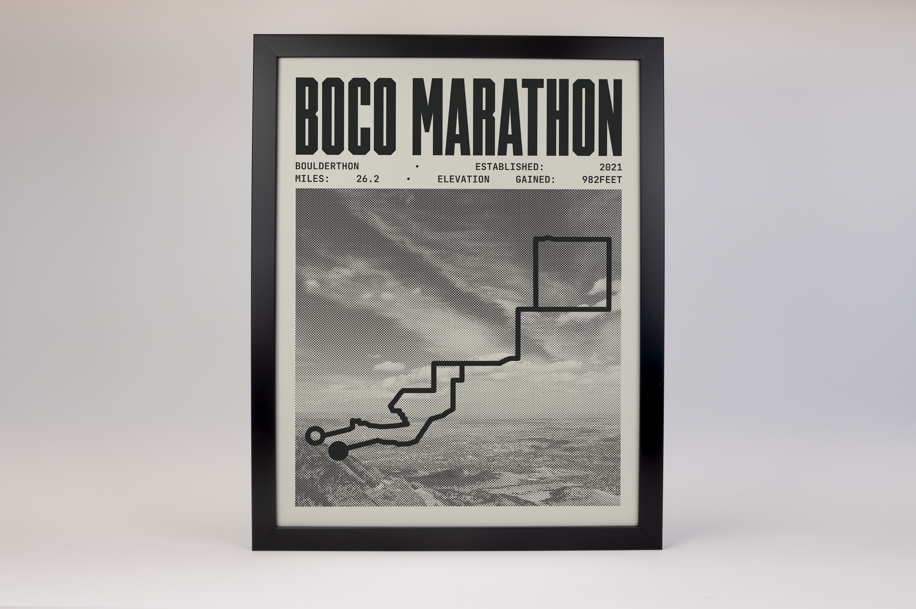 Boulderthon Marathon Poster