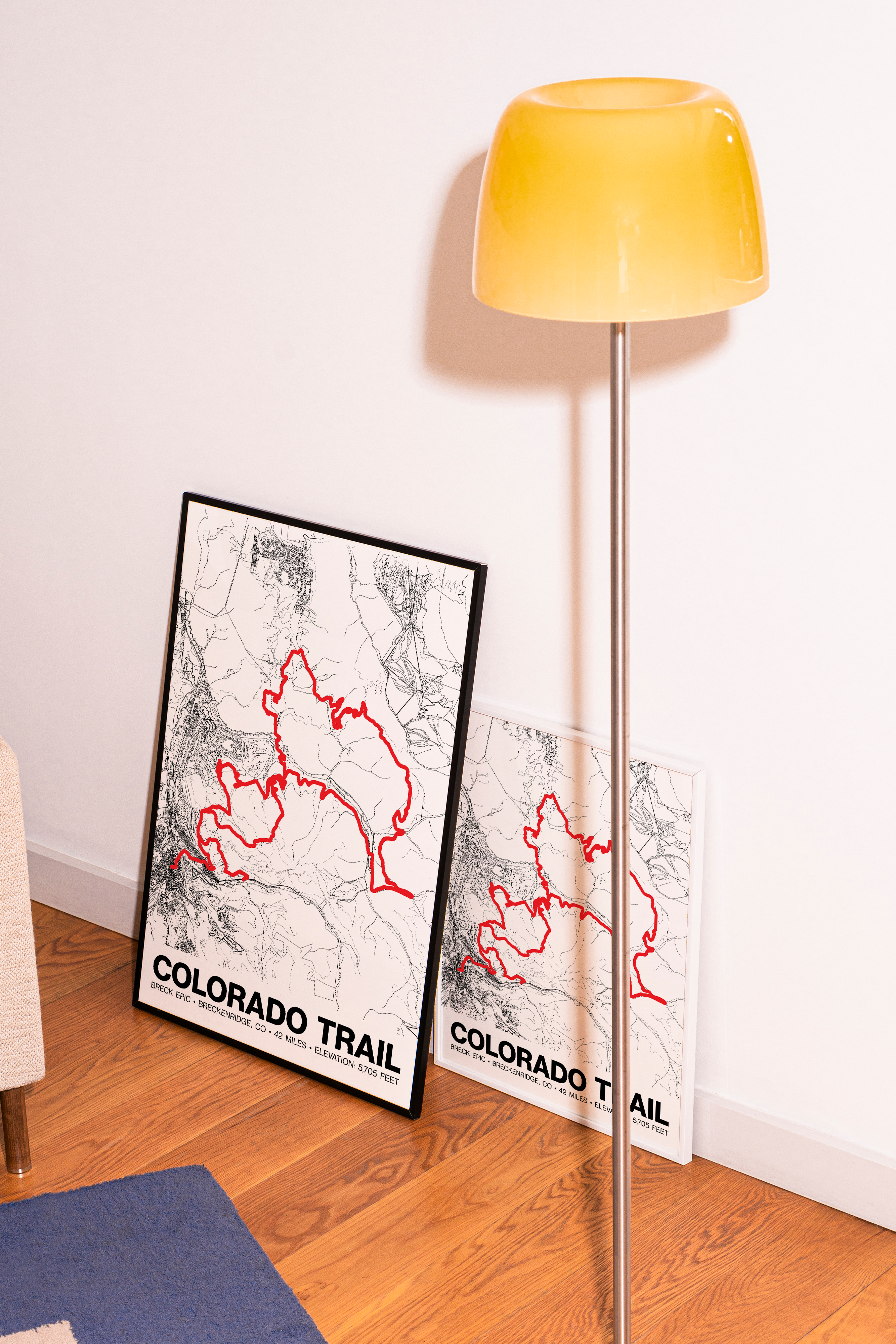 Breck Epic The Colorado Trail Poster - Grid Style