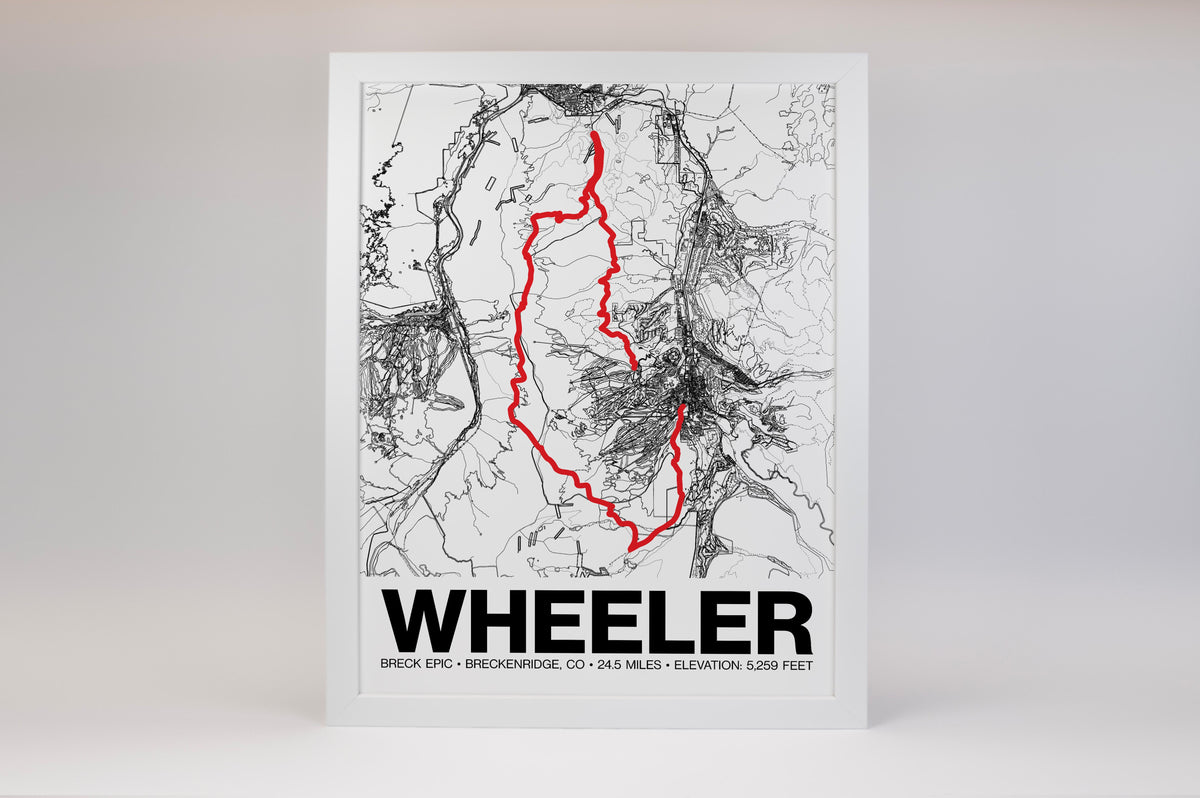 Breck Epic Wheeler Poster - Grid Style